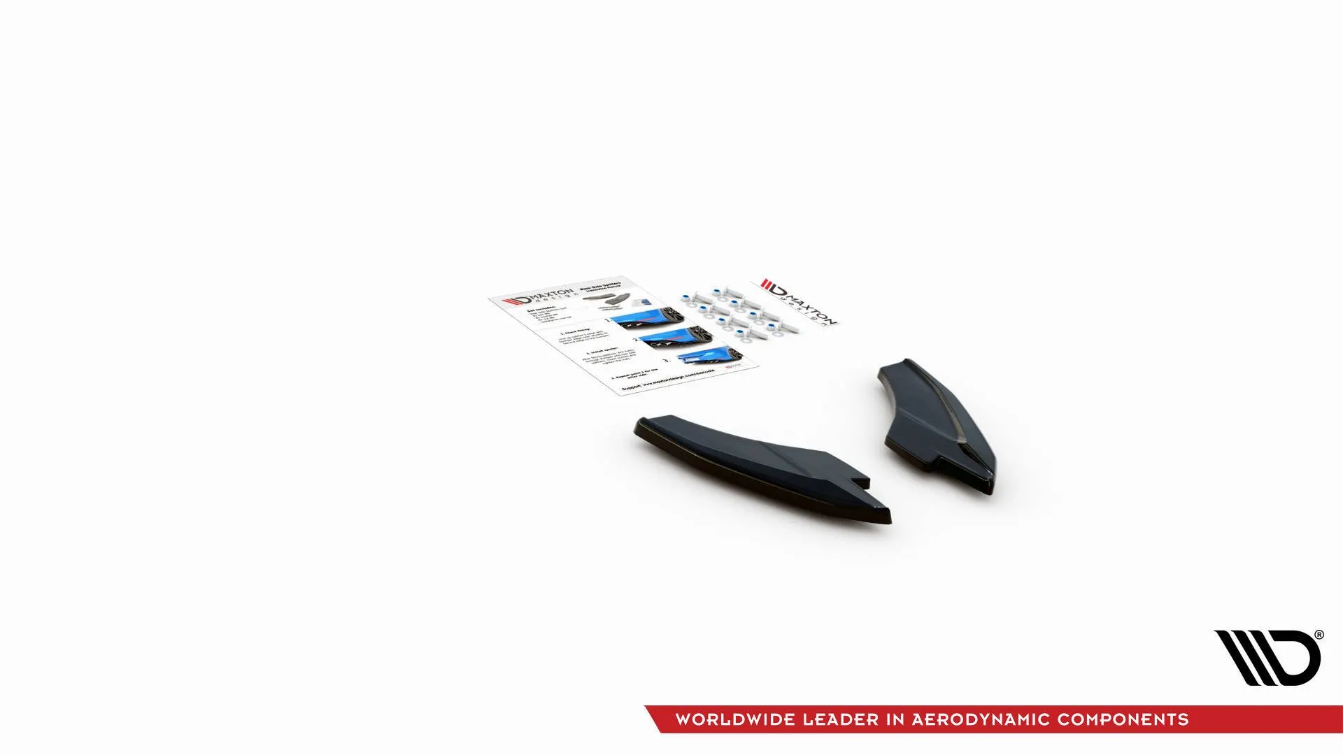 Sidesplitters bak V.2 Audi S3/ A3 S-Line (8Y) 2020 -> | Glossy Black Edition – bilde 4
