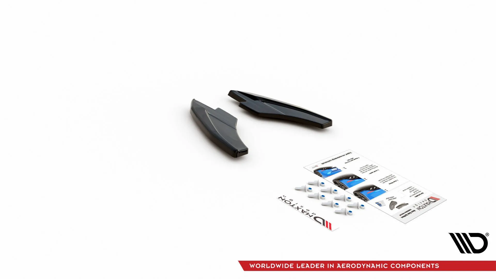 Sidesplitters bak V.2 Audi S3/ A3 S-Line (8Y) 2020 -> | Glossy Black Edition – bilde 5