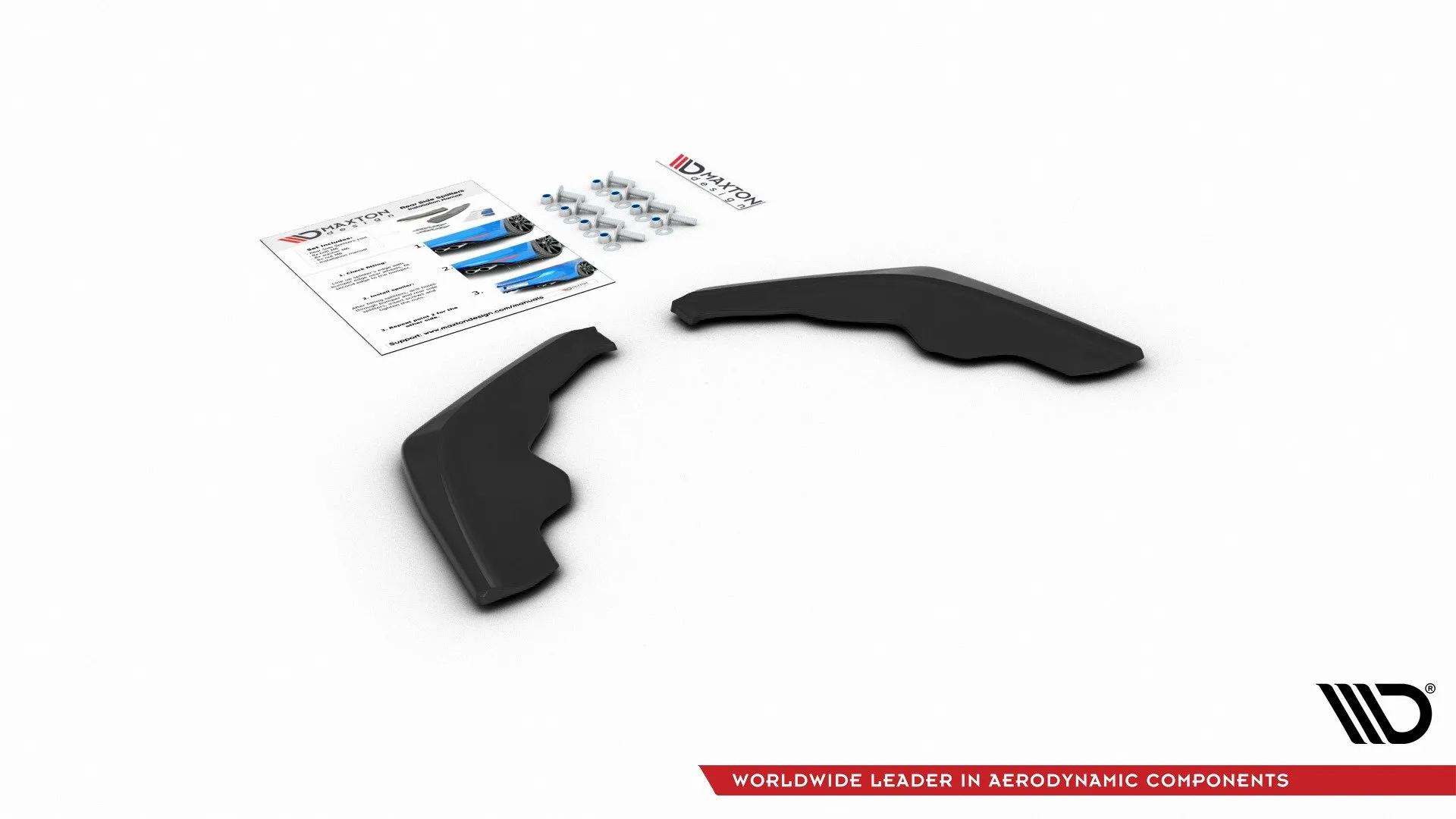 Sidesplitters bak V.2 BMW 1 F40 M-Pack 2019 - 2024 | Glossy Black Edition