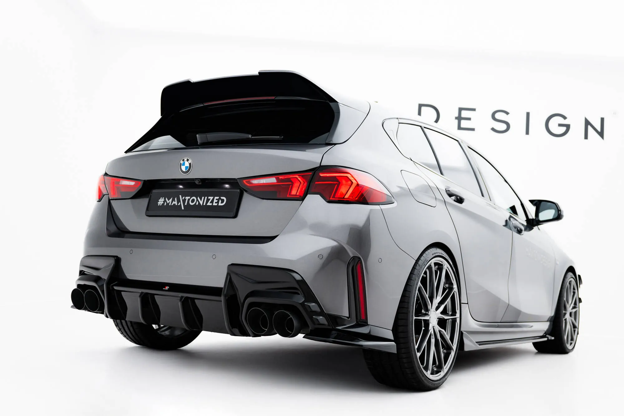 Sidesplitters bak V.2 BMW 1 (F70) M-Pack 2024 -> | Glossy Black Edition – bilde 3