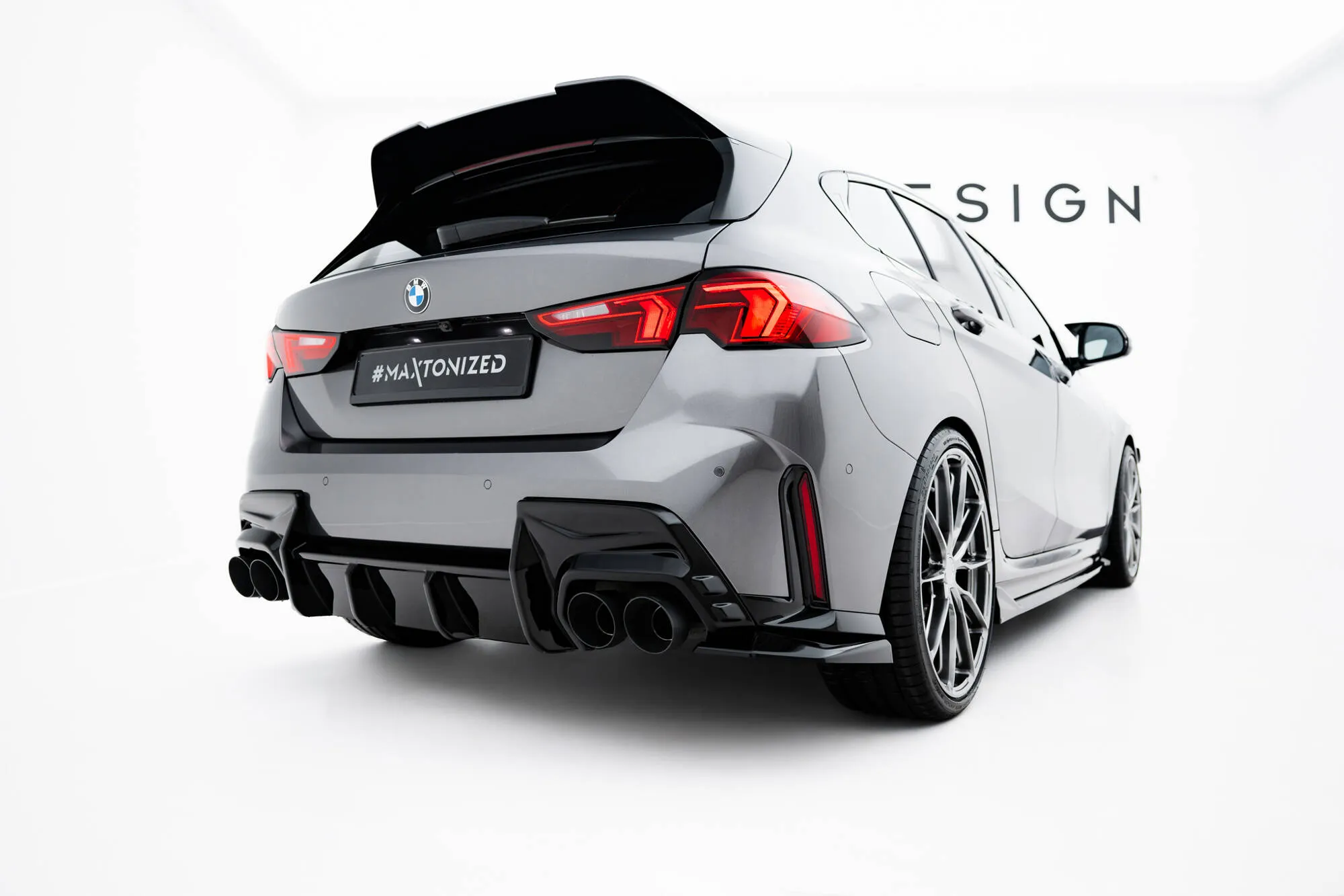 Sidesplitters bak V.2 BMW 1 (F70) M-Pack 2024 -> | Glossy Black Edition – bilde 5