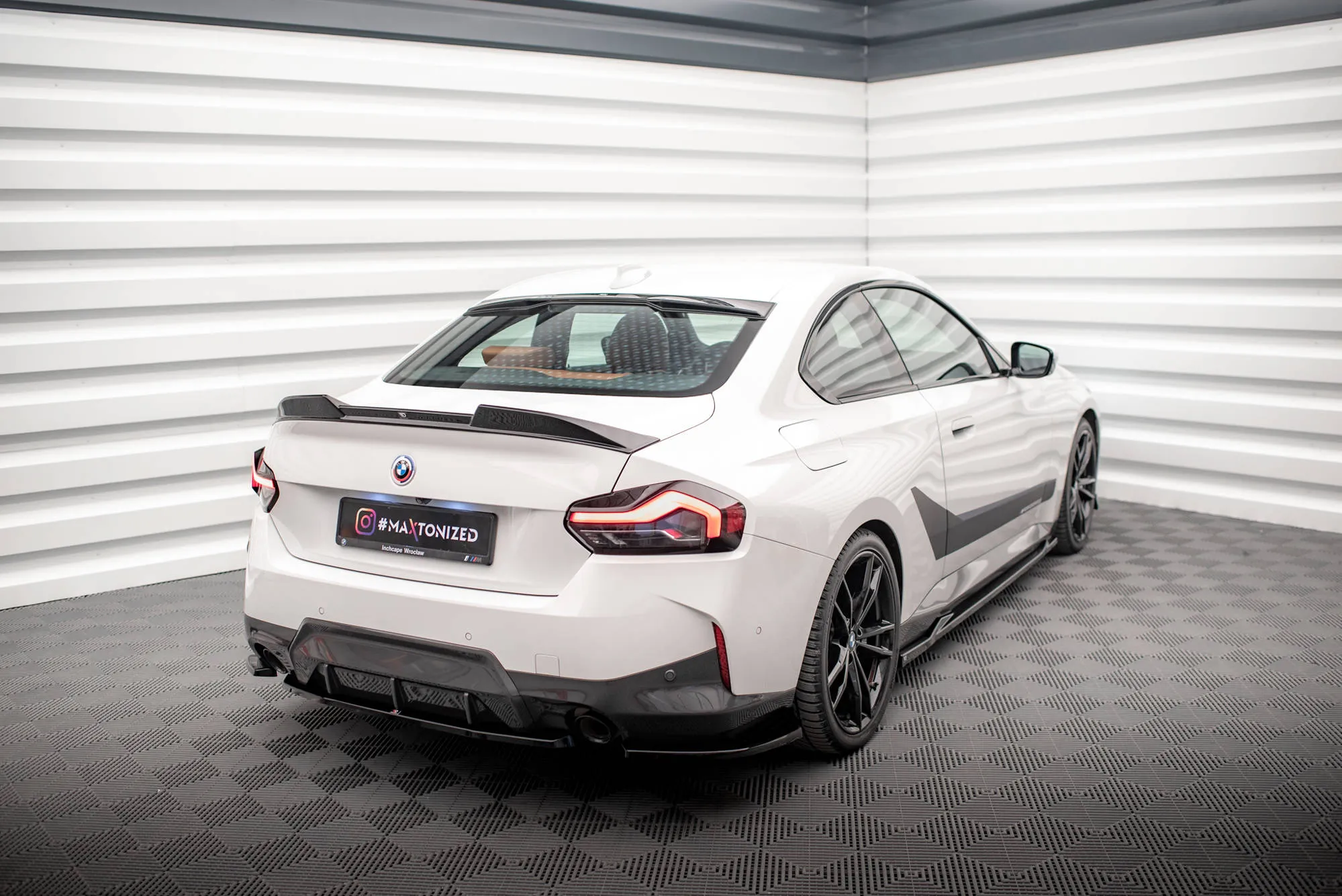 Sidesplitters bak V.2 BMW 2 Coupe (G42) M Pack 2021 -> | Glossy Black Edition – bilde 2