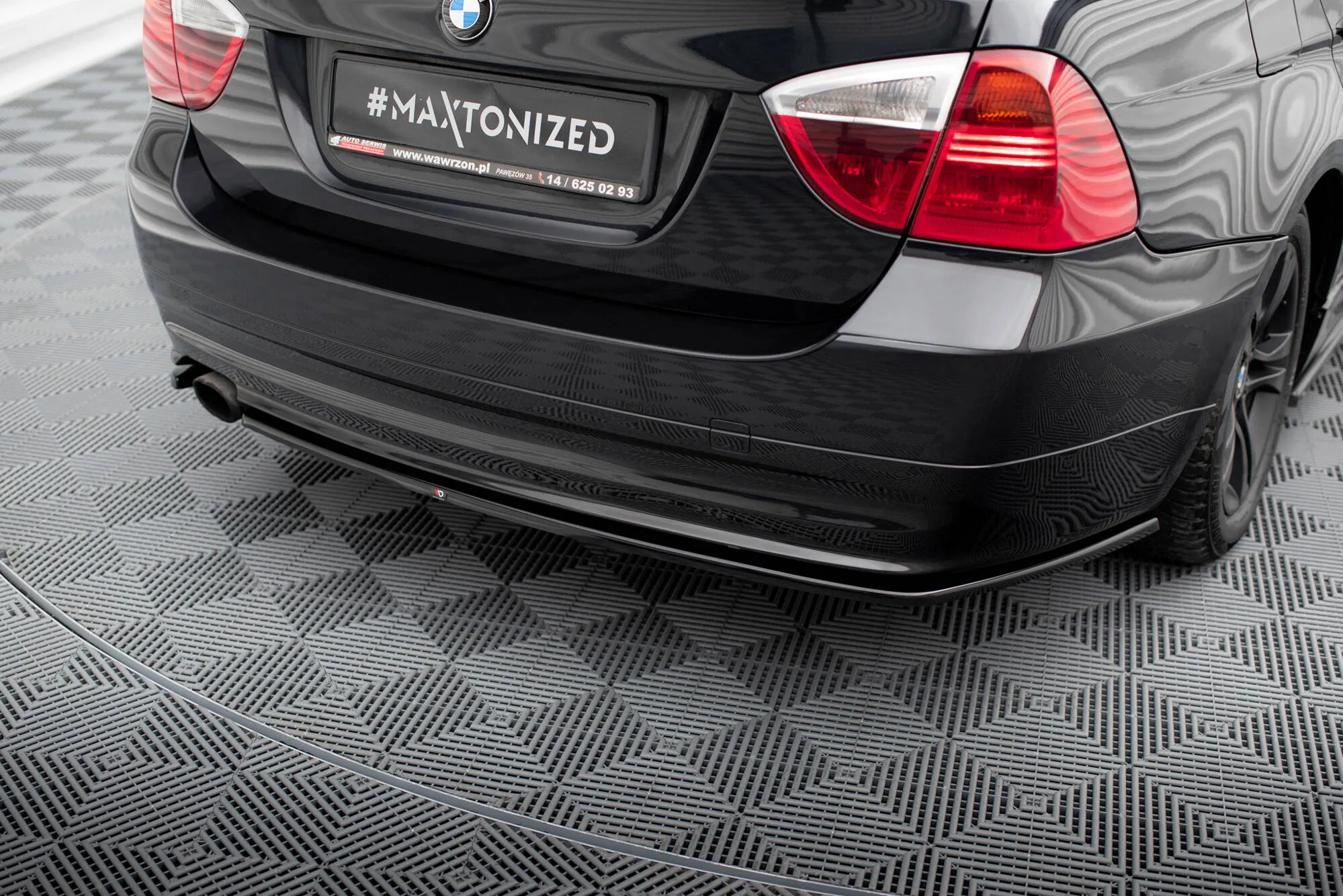 Sidesplitters bak V.2 BMW 3 (E90/E91) Facelift 2008 - 2011 | Glossy Black Edition