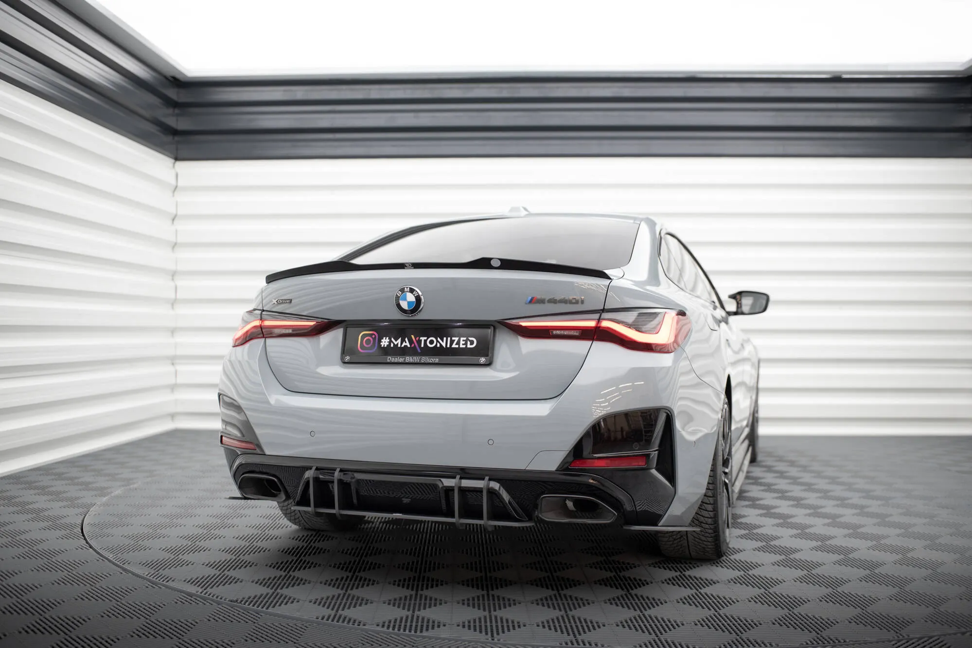 Sidesplitters bak V.2 BMW 4 Gran Coupe M440i (G26) 2021 - > | Street Pro Black Edition – bilde 3