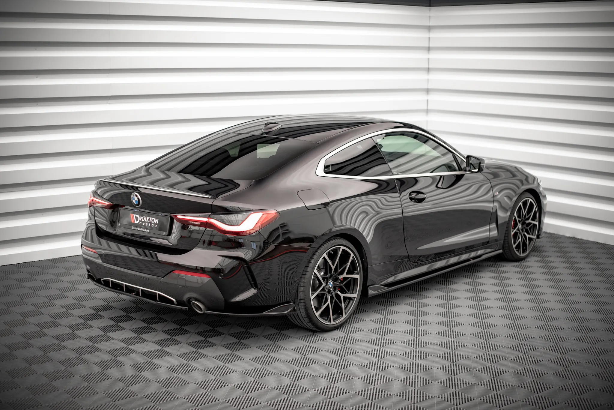 Sidesplitters bak V.2 BMW 4 M-Pack G22 2020-> | Glossy Black Edition – bilde 2