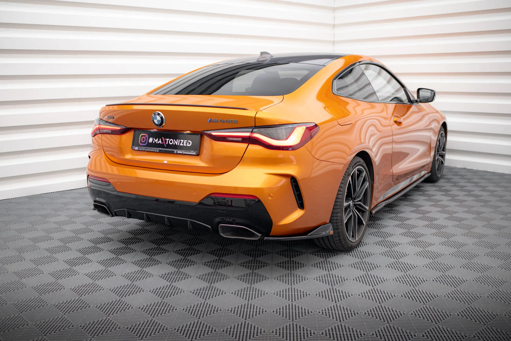Sidesplitters bak V.2 BMW 4 M-Pack G22 2020-> (v2) | Glossy Black Edition – bilde 2
