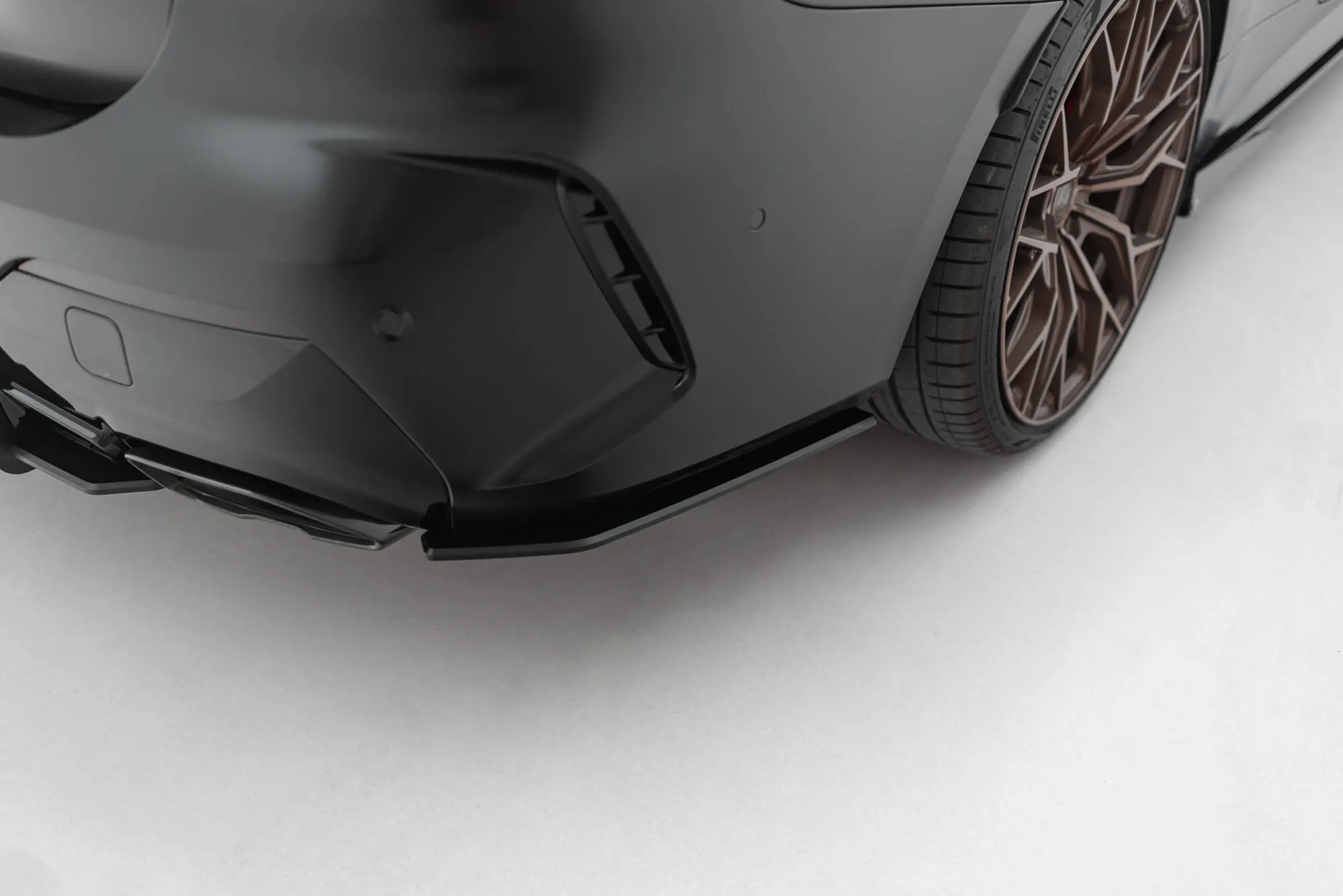 Sidesplitters bak V.2 BMW 4 (M-Pack/M440i) (G22/G23) 2020 -> | Street Pro Black Edition