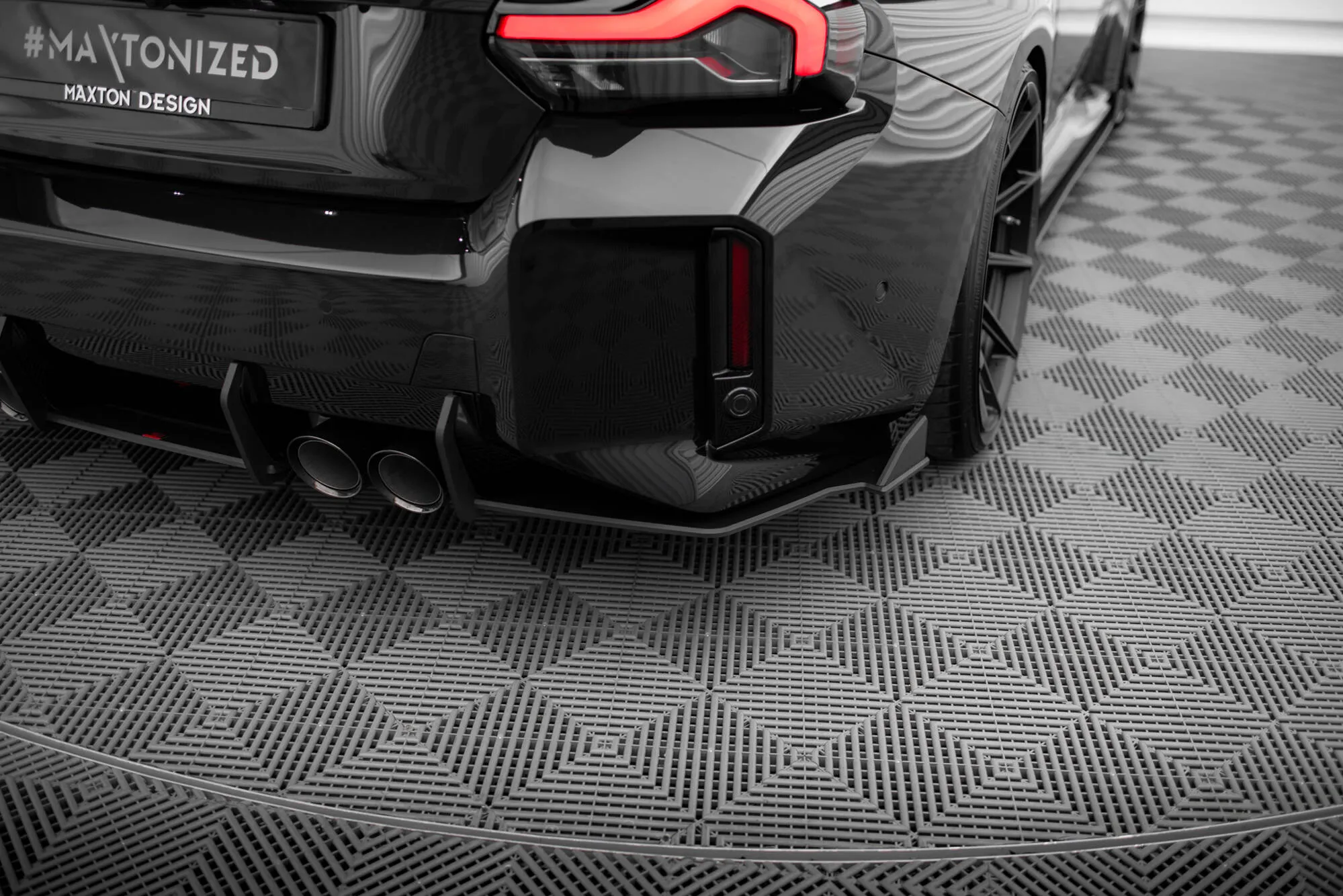 Sidesplitters bak V.2 BMW M2 Coupe (G87) 2023 - > | Street Pro Black Edition – bilde 4