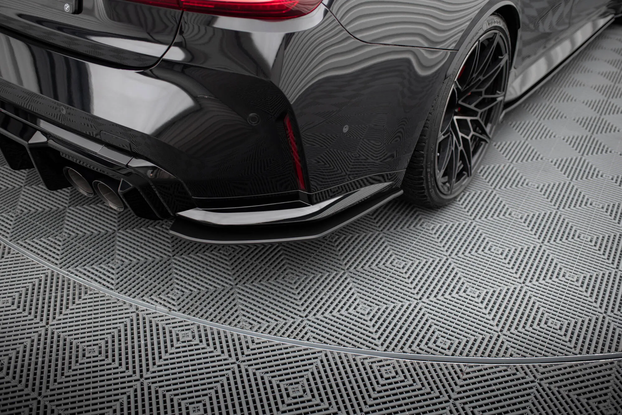 Sidesplitters bak V.2 BMW M3 (G80) 2020-> | Street Pro Black Edition