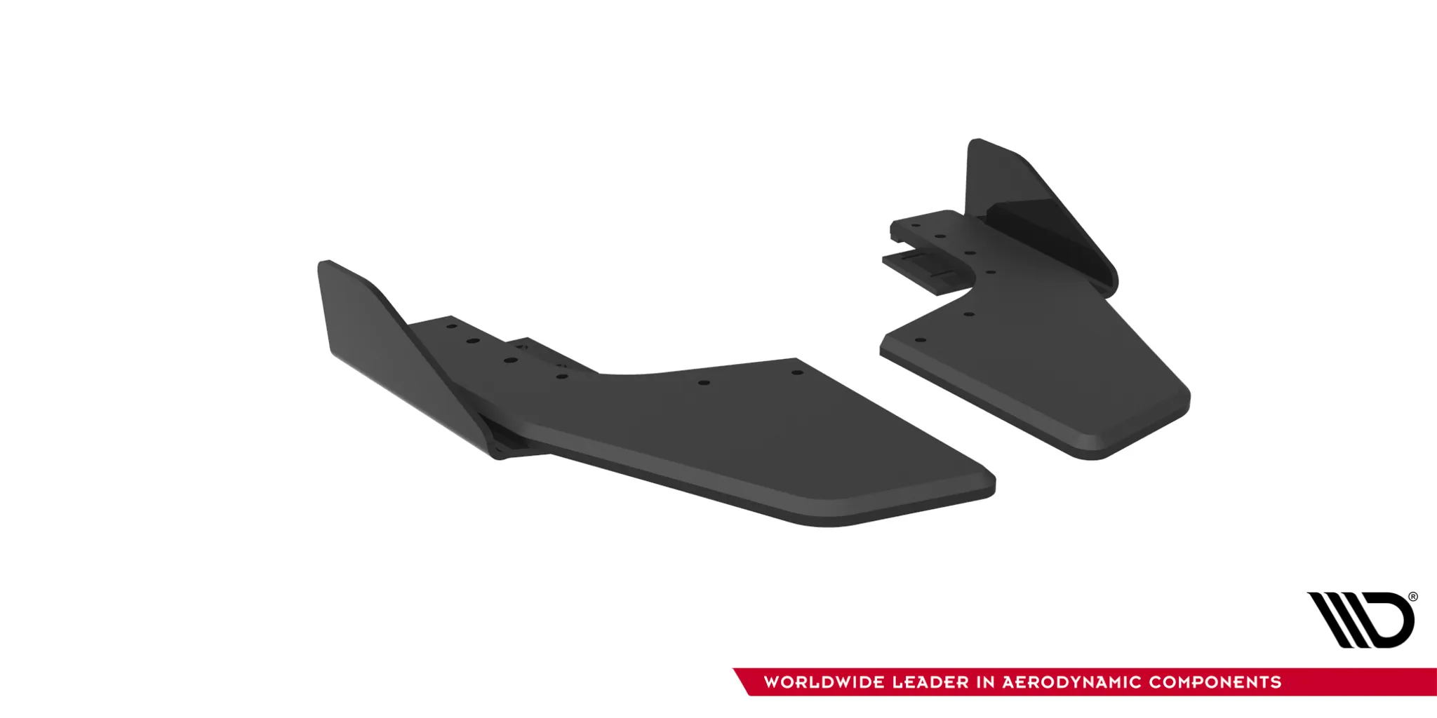 Sidesplitters bak V.2 + Flopper VW Golf VIII R 2020-> | Street Pro Black Edition – bilde 4