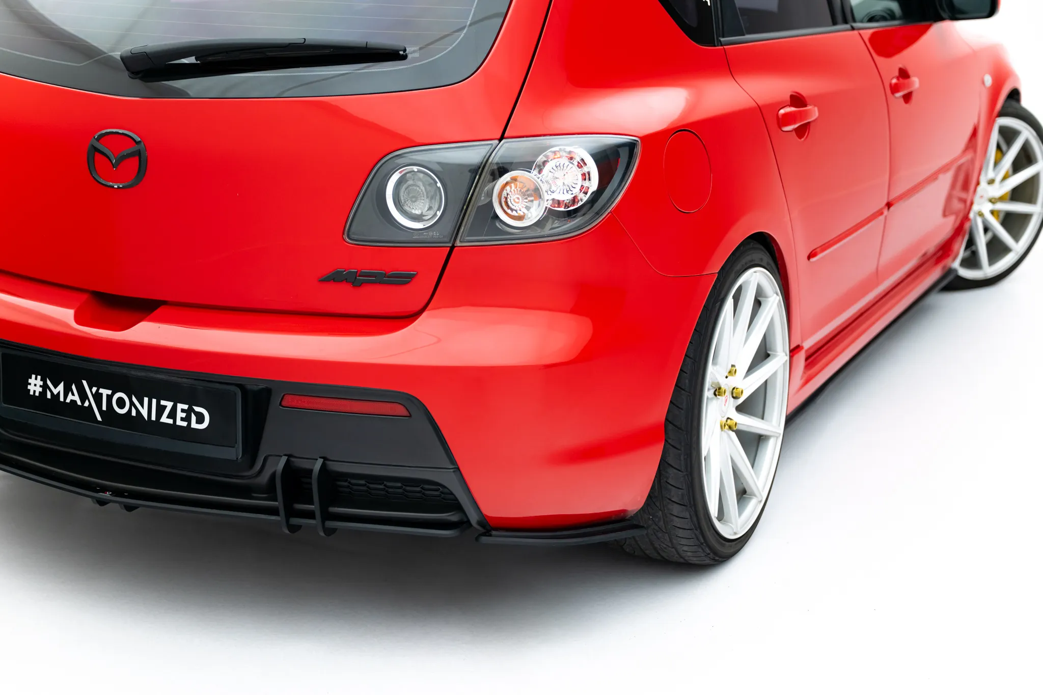 Sidesplitters bak V.2 Mazda 3 MPS I 2006-2009 | Street Pro Black Edition