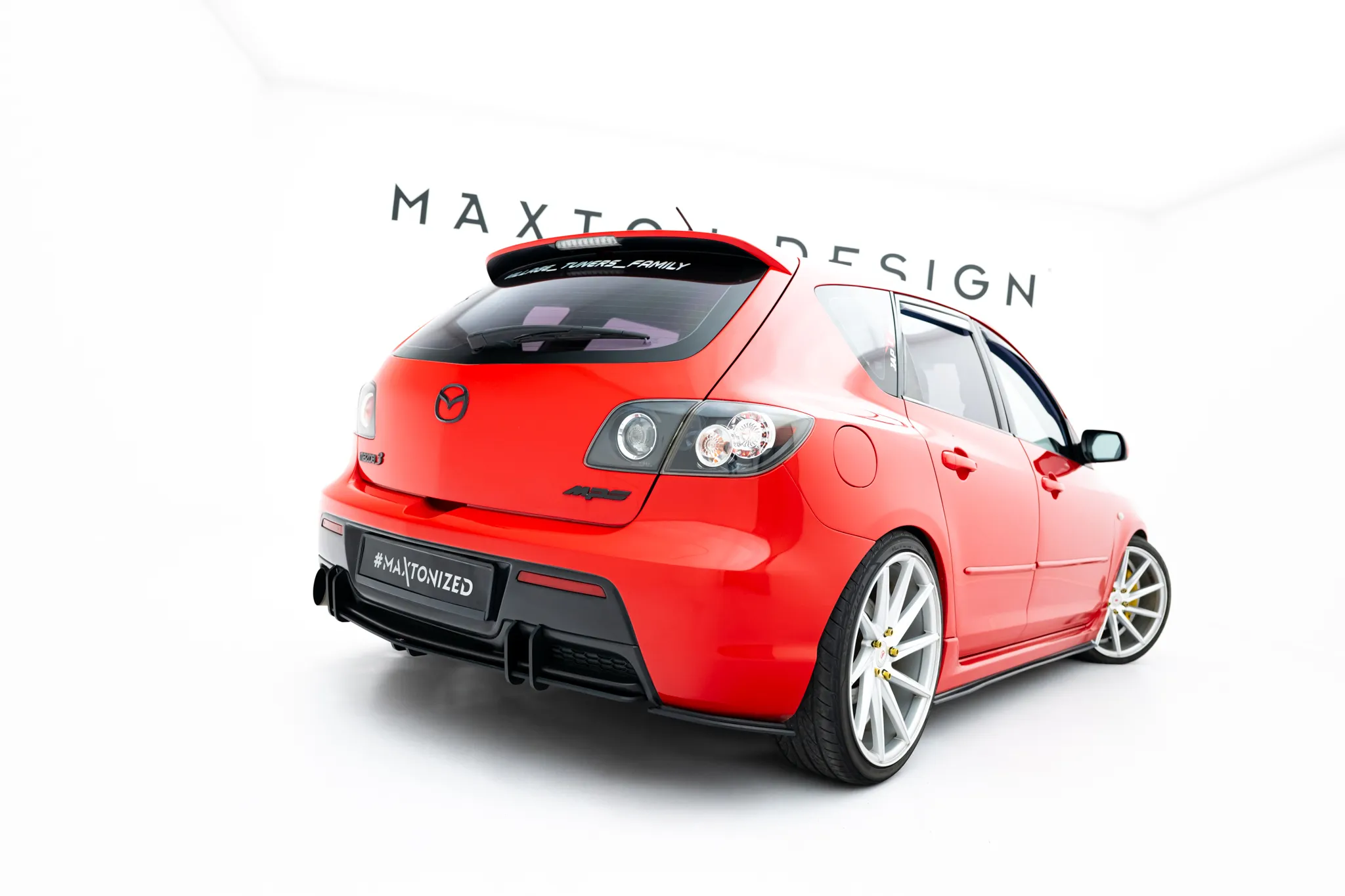Sidesplitters bak V.2 Mazda 3 MPS I 2006-2009 | Street Pro Black Edition – bilde 4
