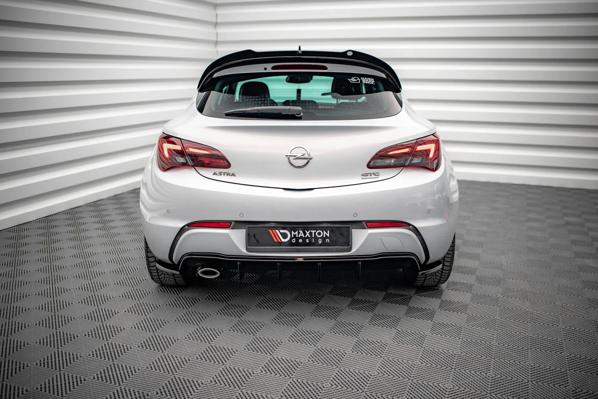 Sidesplitters bak V.2 Opel Astra J Gtc Opc-line 2011-2018 | Glossy Black Edition – bilde 2