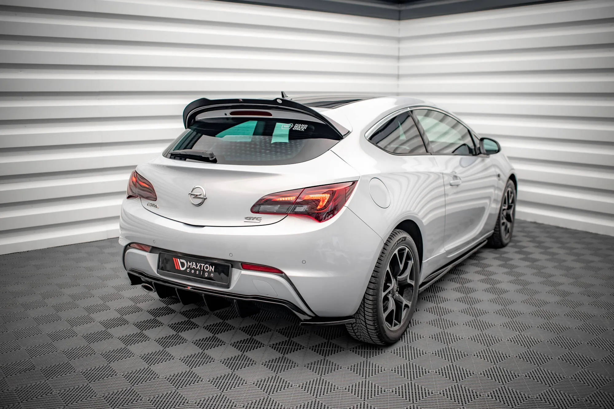 Sidesplitters bak V.2 Opel Astra J Gtc Opc-line 2011-2018 | Glossy Black Edition – bilde 3