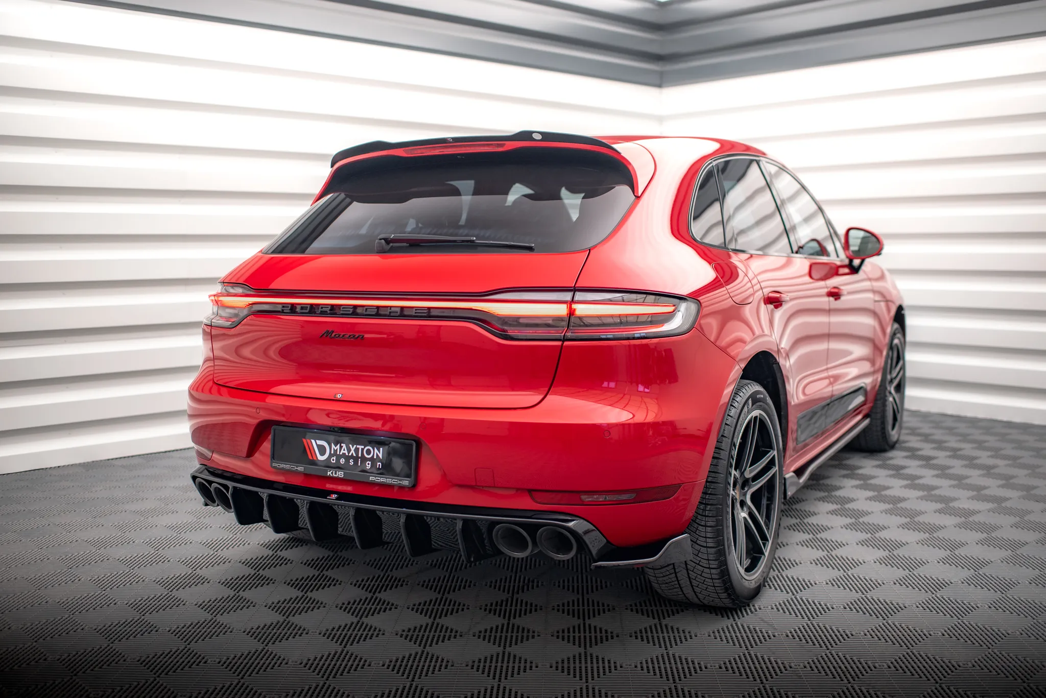 Sidesplitters bak V.2 Porsche Macan (GTS/Sport Design) I Facelift 2018 - 2021 | Glossy Black Edition – bilde 2