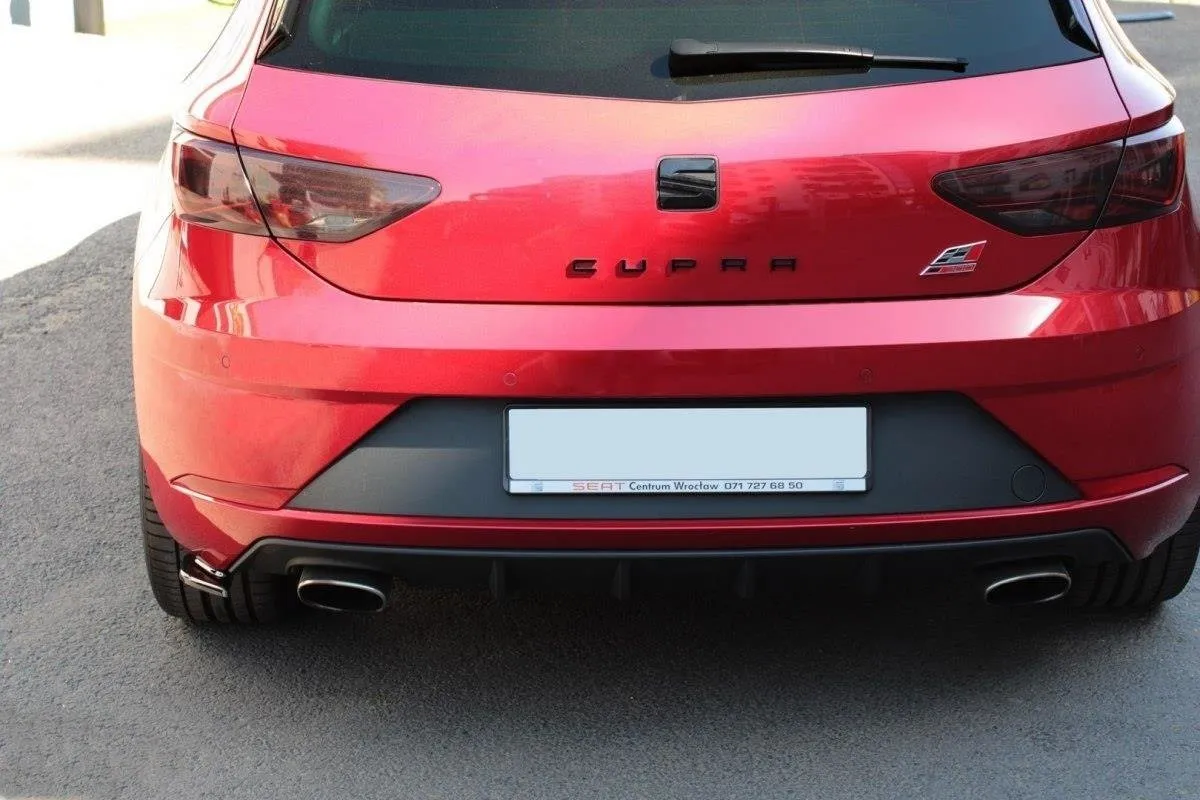 Sidesplitters bak V.2 Seat Leon Cupra (Mk3) 2017-2020 (Facelift) | Glossy Black Edition