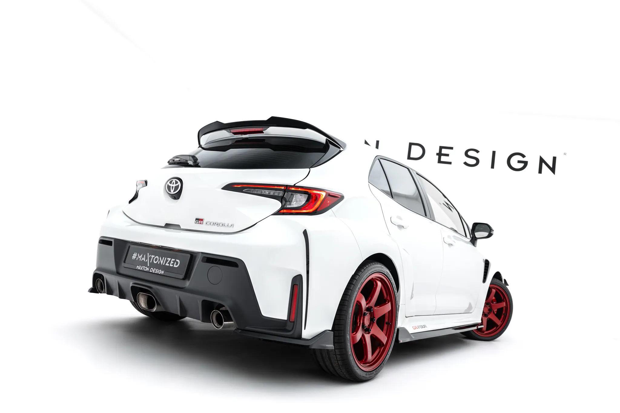 Sidesplitters bak V.2 Toyota GR Corolla XII 2022 - 2024 | Glossy Black Edition – bilde 2