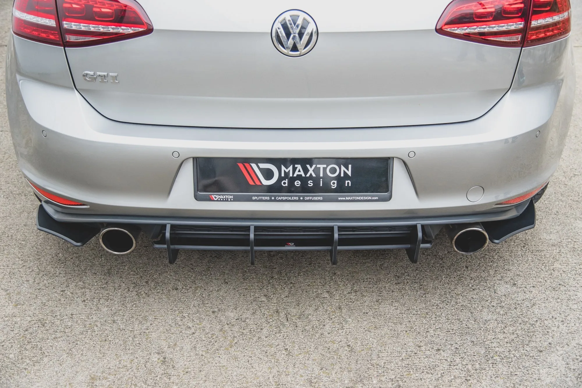 Sidesplitters bak V.2 VW Golf 7 GTI 2013 - 2017 | Street Pro Black Edition – bilde 2