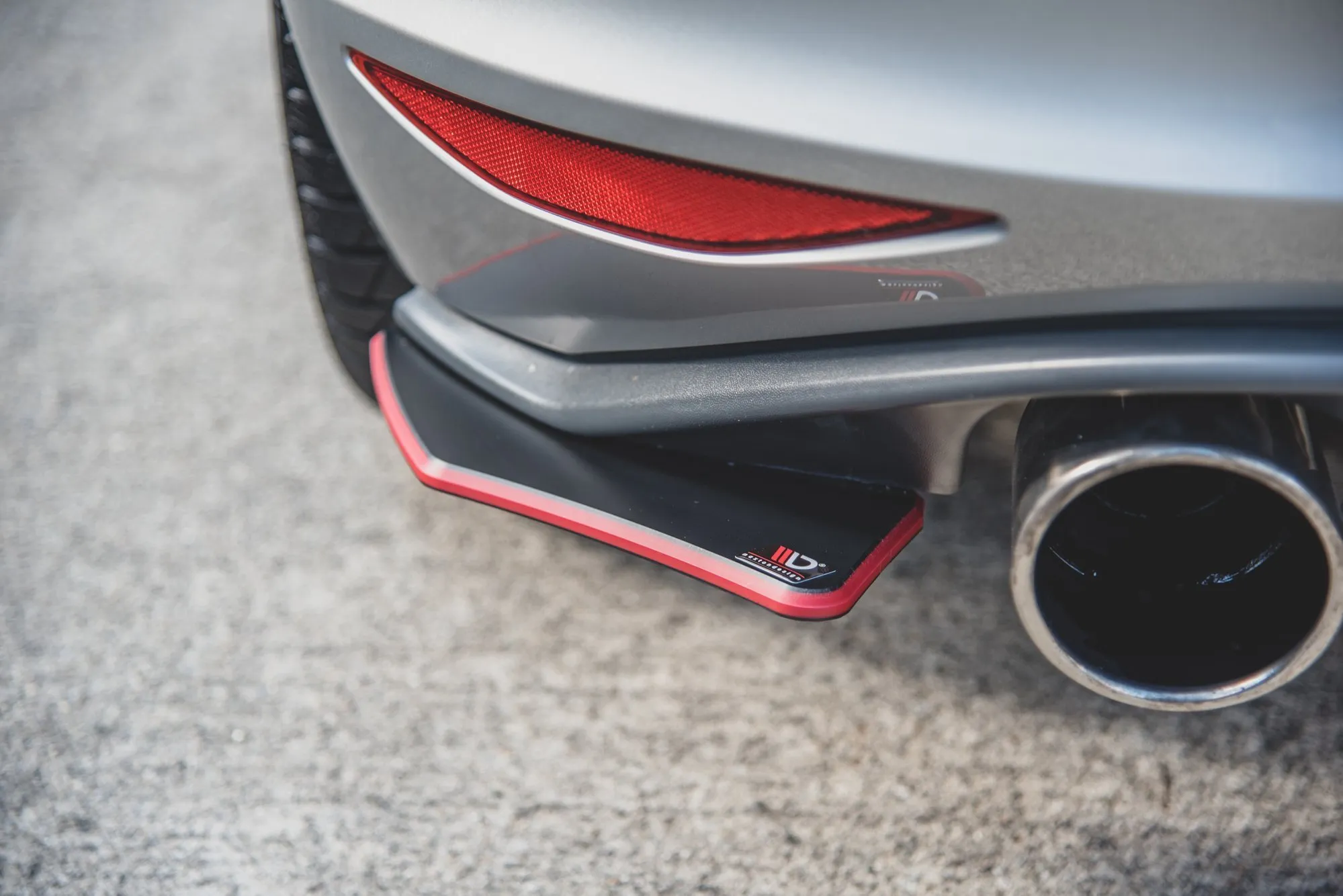 Sidesplitters bak V.2 VW Golf 7 GTI 2013 - 2017 | Street Pro Black Edition – bilde 9
