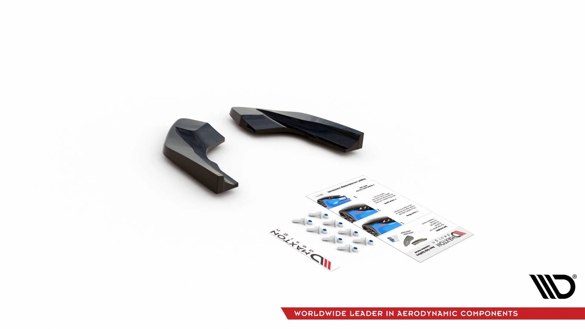 Sidesplitters bak V.2 VW Golf R Mk8 2020 - > | Glossy Black Edition – bilde 8