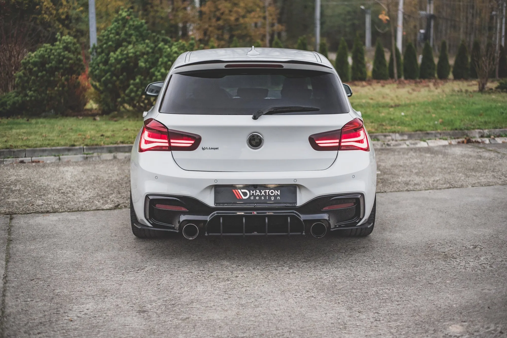 Sidesplitters bak V.3 BMW 1 (F20) M Pack LCI 2015 - 2019 | Street Pro Black Edition – bilde 4