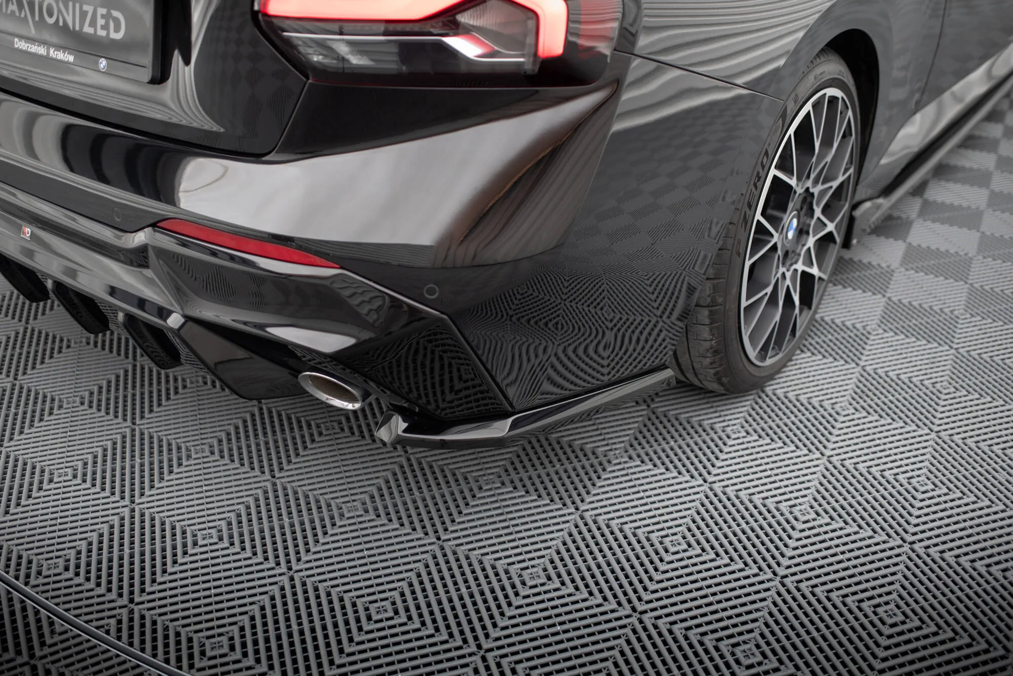 Sidesplitters bak V.3 BMW 2 Coupe (G42) 2021 - > | Glossy Black Edition