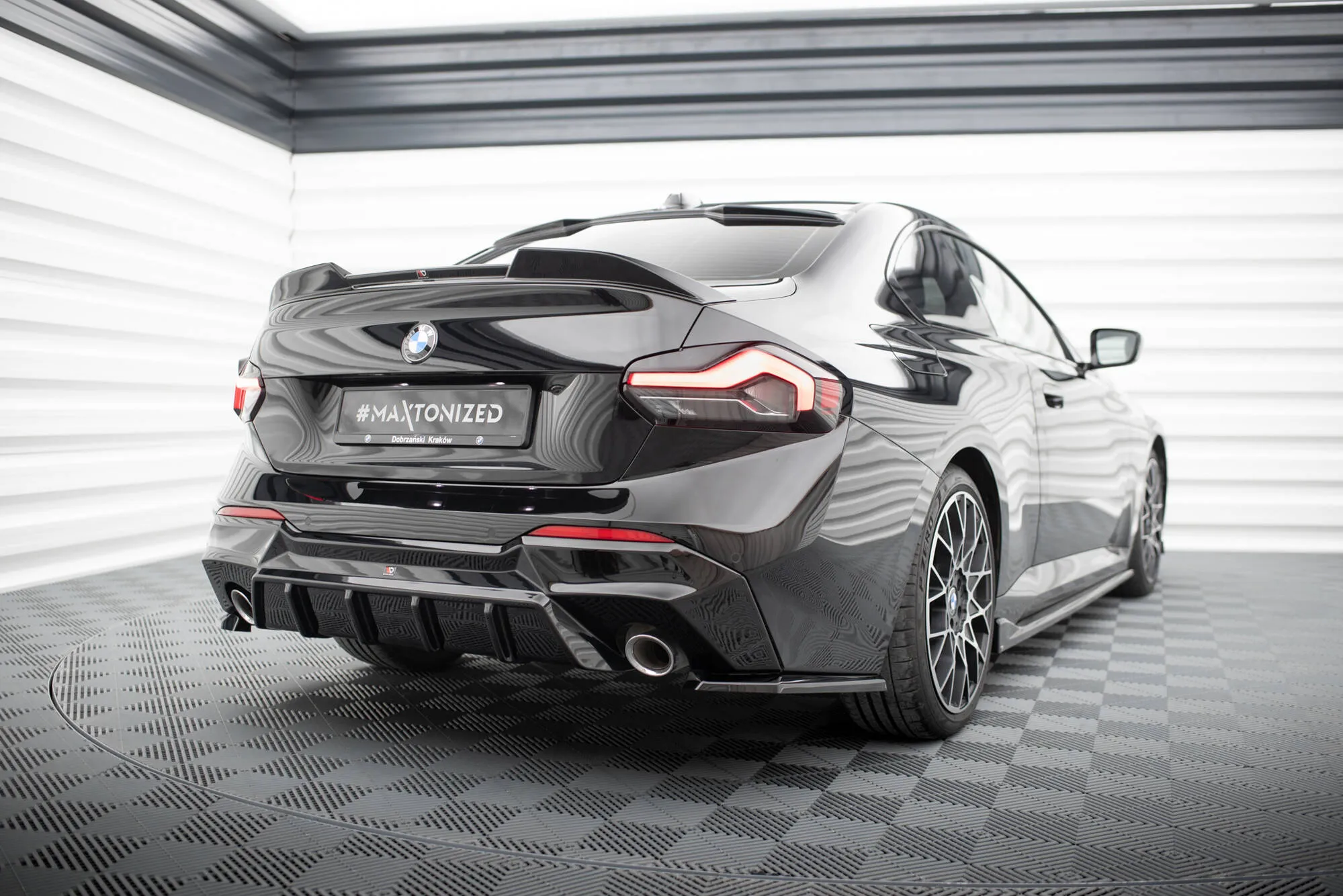 Sidesplitters bak V.3 BMW 2 Coupe (G42) 2021 - > | Glossy Black Edition – bilde 2