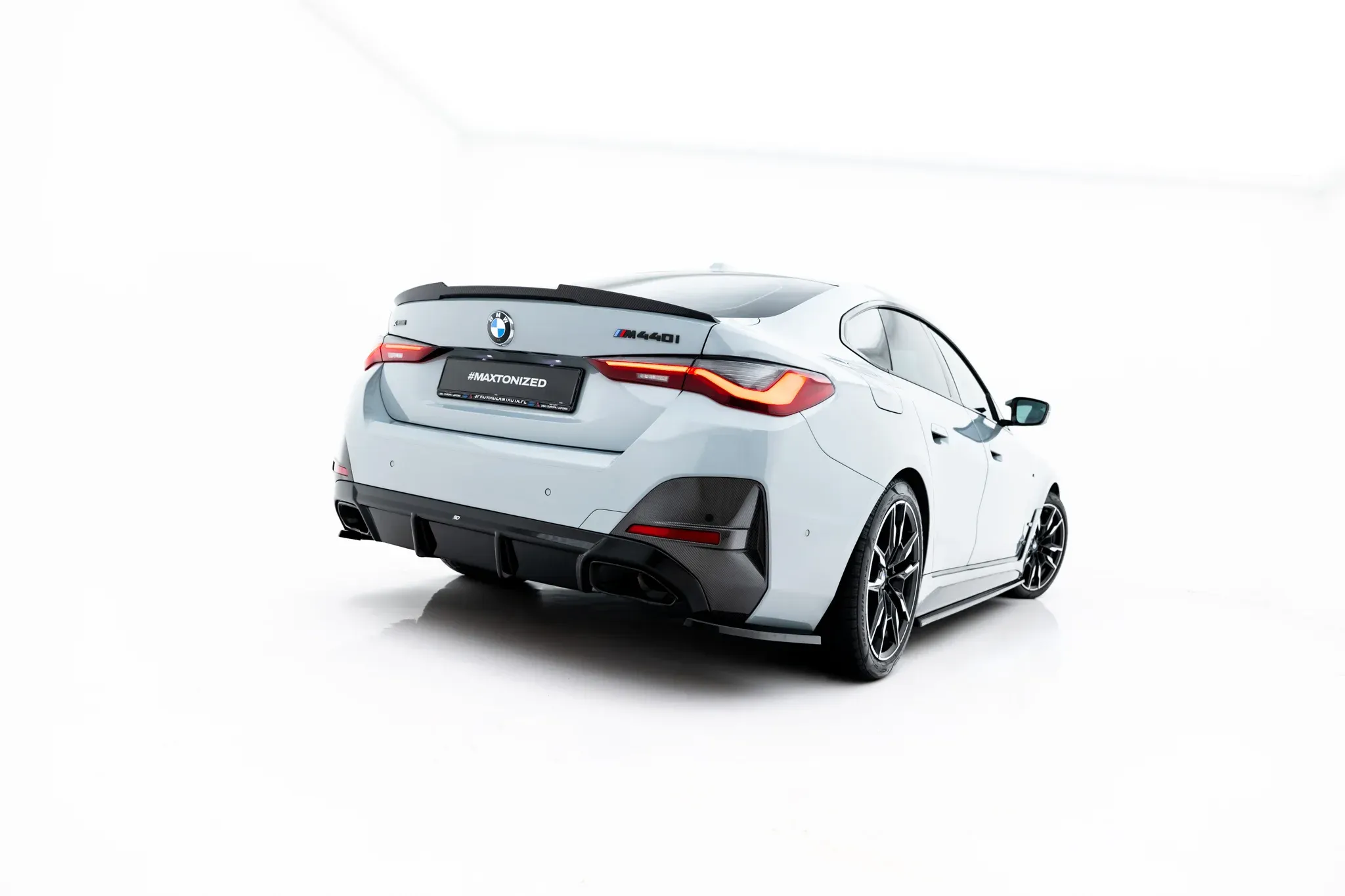 Sidesplitters bak V.3 BMW 4 Gran Coupe M440i (G26) 2021 - > | Glossy Black Edition – bilde 2