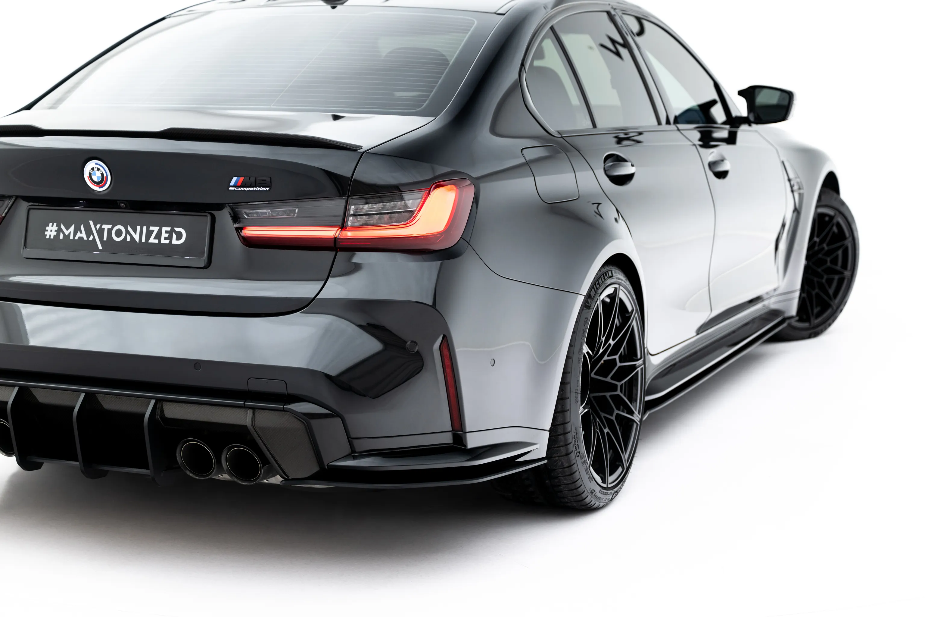 Sidesplitters bak V.3 BMW M3 (G80) 2021-2026 | Street Pro Black Edition
