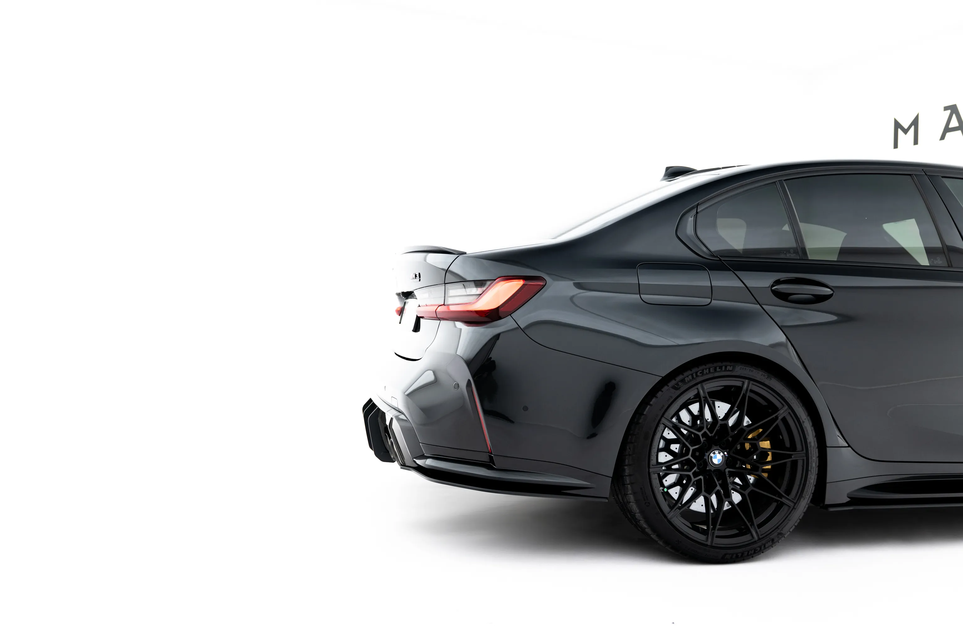 Sidesplitters bak V.3 BMW M3 (G80) 2021-2026 | Street Pro Black Edition – bilde 3