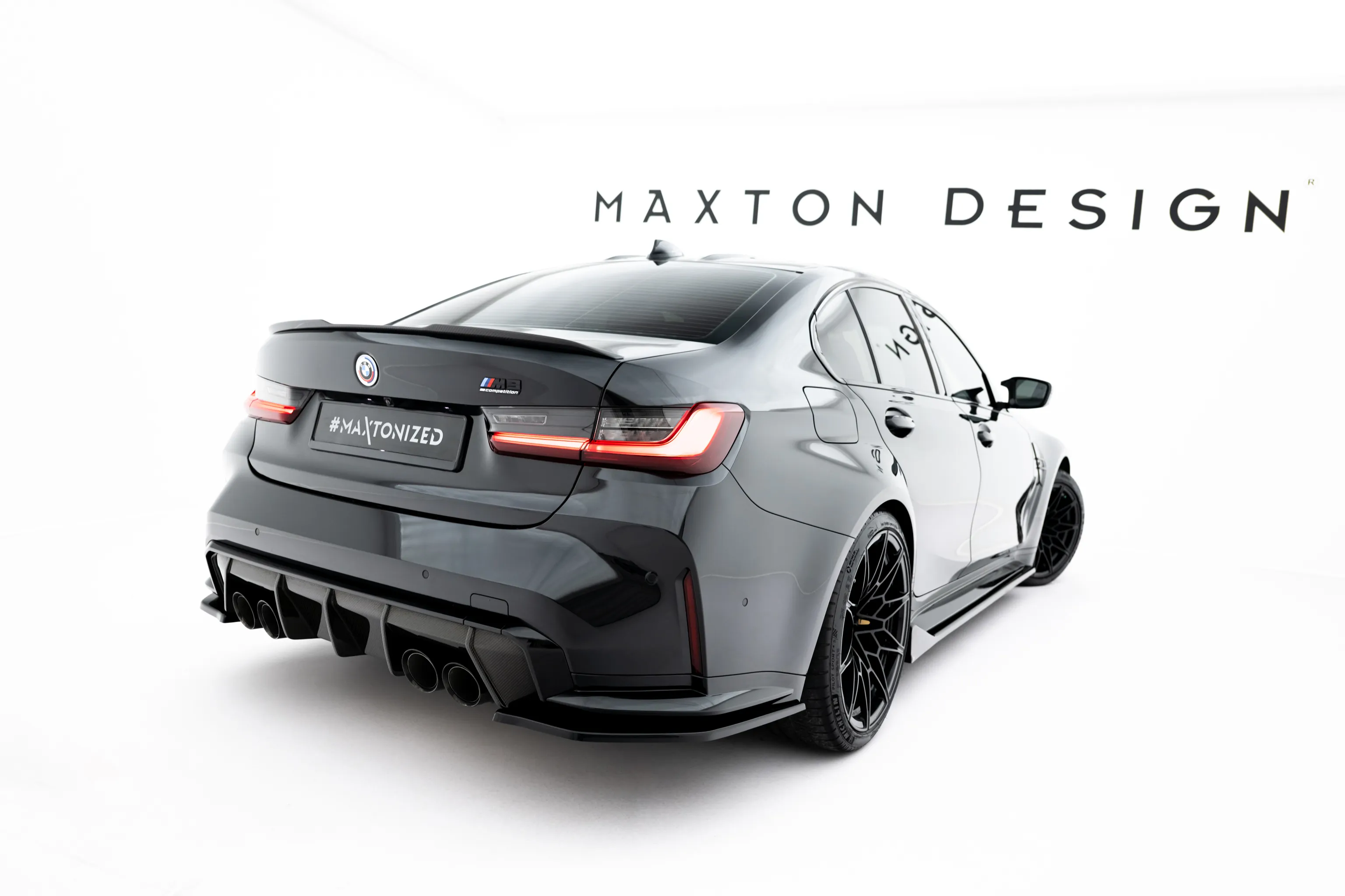 Sidesplitters bak V.3 BMW M3 G80 2021 -> | Glossy Black Edition – bilde 2