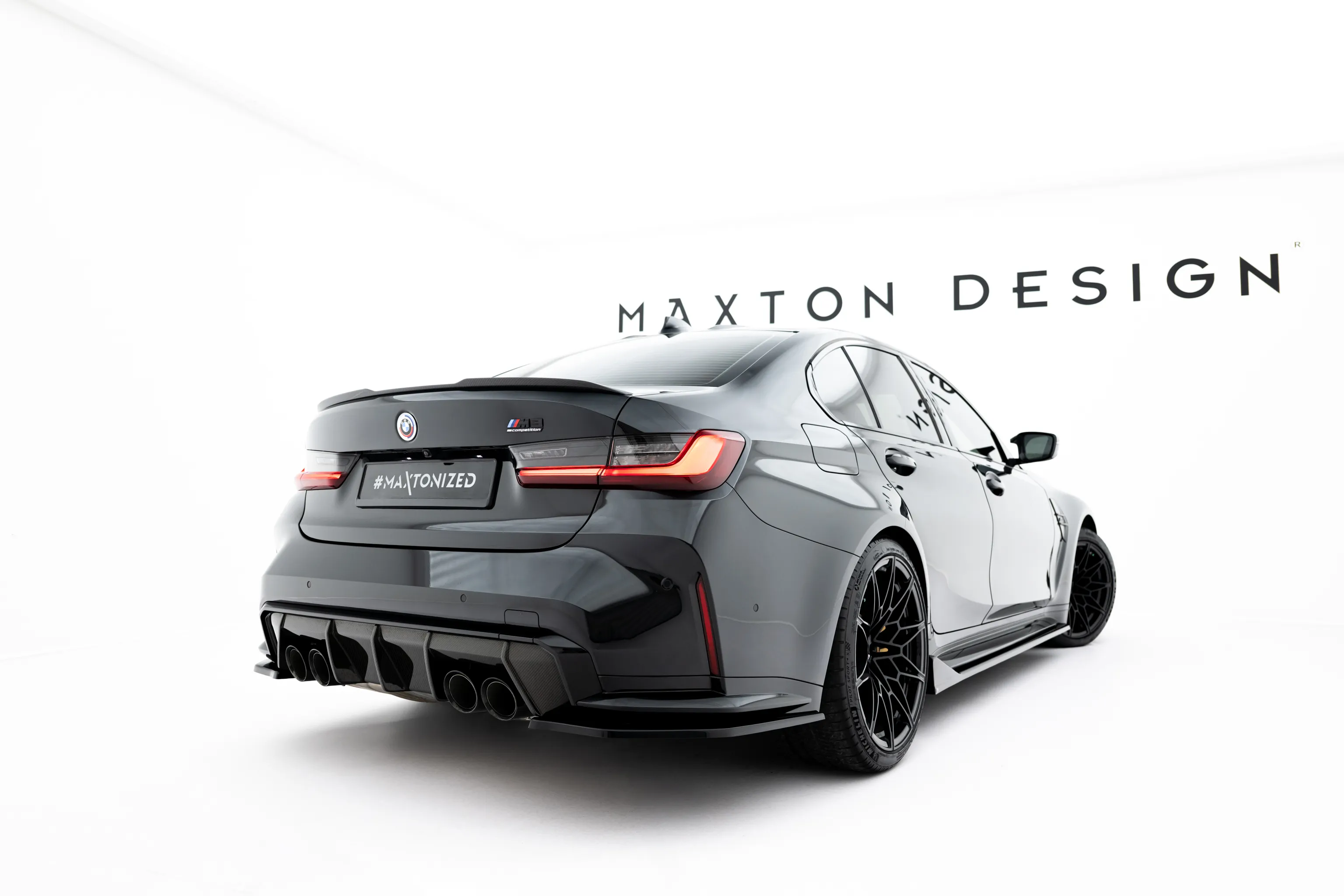 Sidesplitters bak V.3 BMW M3 G80 2021 -> | Glossy Black Edition – bilde 3