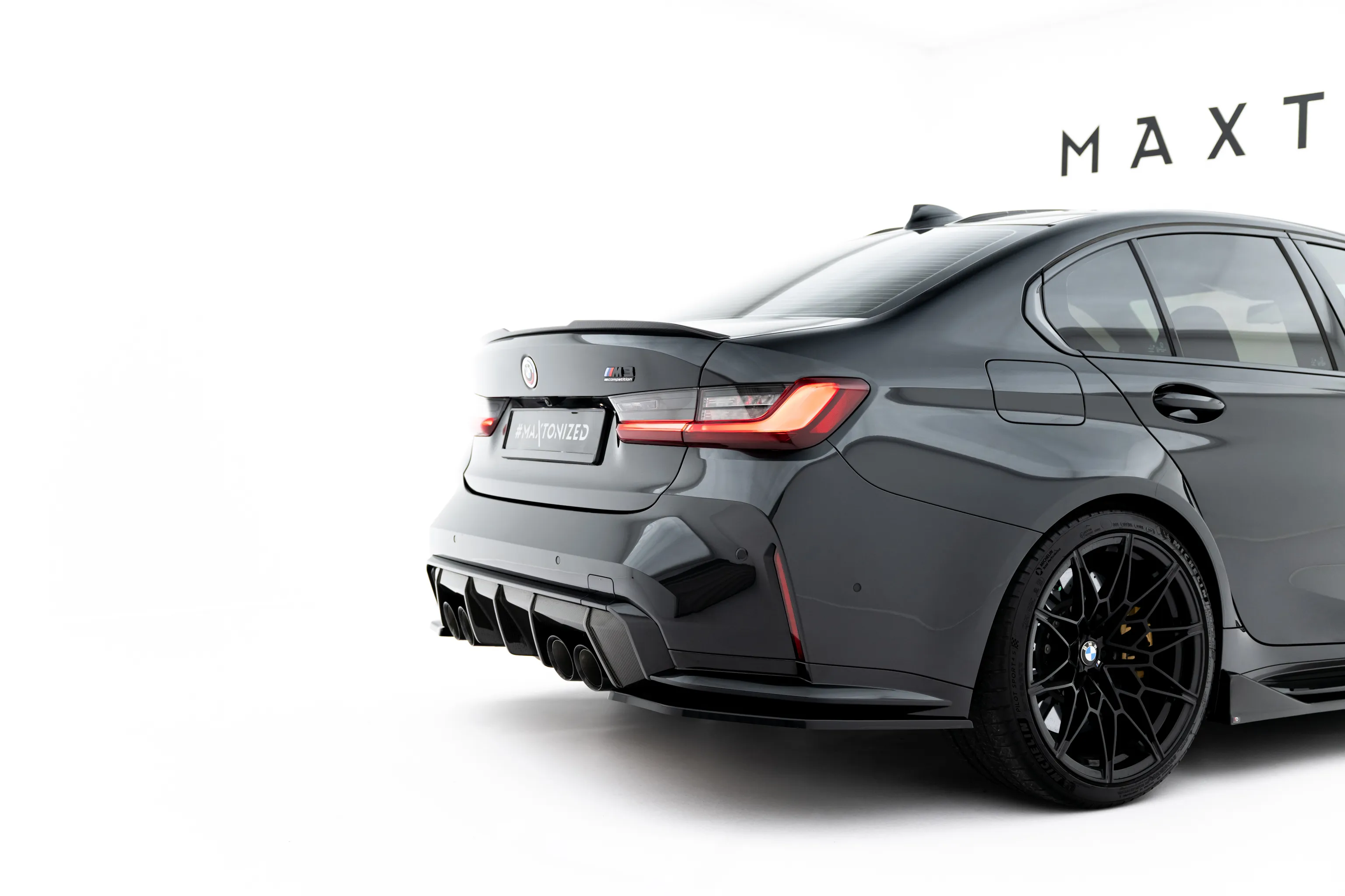 Sidesplitters bak V.3 BMW M3 G80 2021 -> | Glossy Black Edition – bilde 4