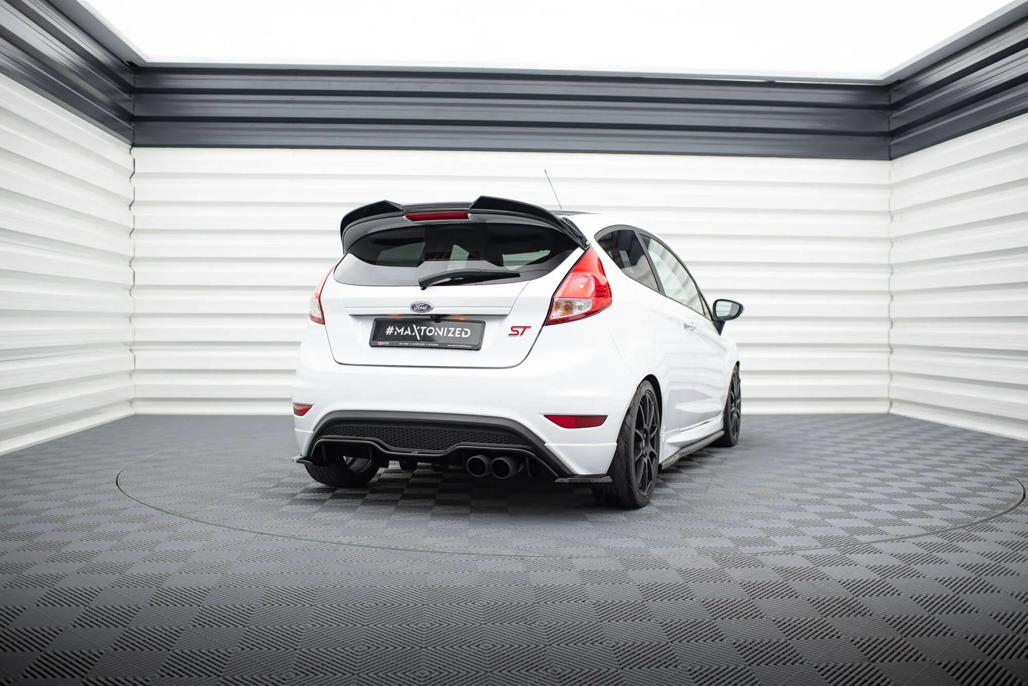 Sidesplitters bak V.3 Ford Fiesta Mk6 ST / ST-Line Facelift 2013 - 2017 | Glossy Black Edition – bilde 2