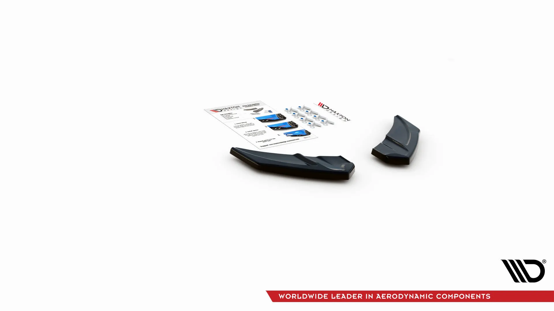 Sidesplitters bak V.3 Volkswagen Golf 7 R/R-Line 2013-2016 | Glossy Black Edition – bilde 2