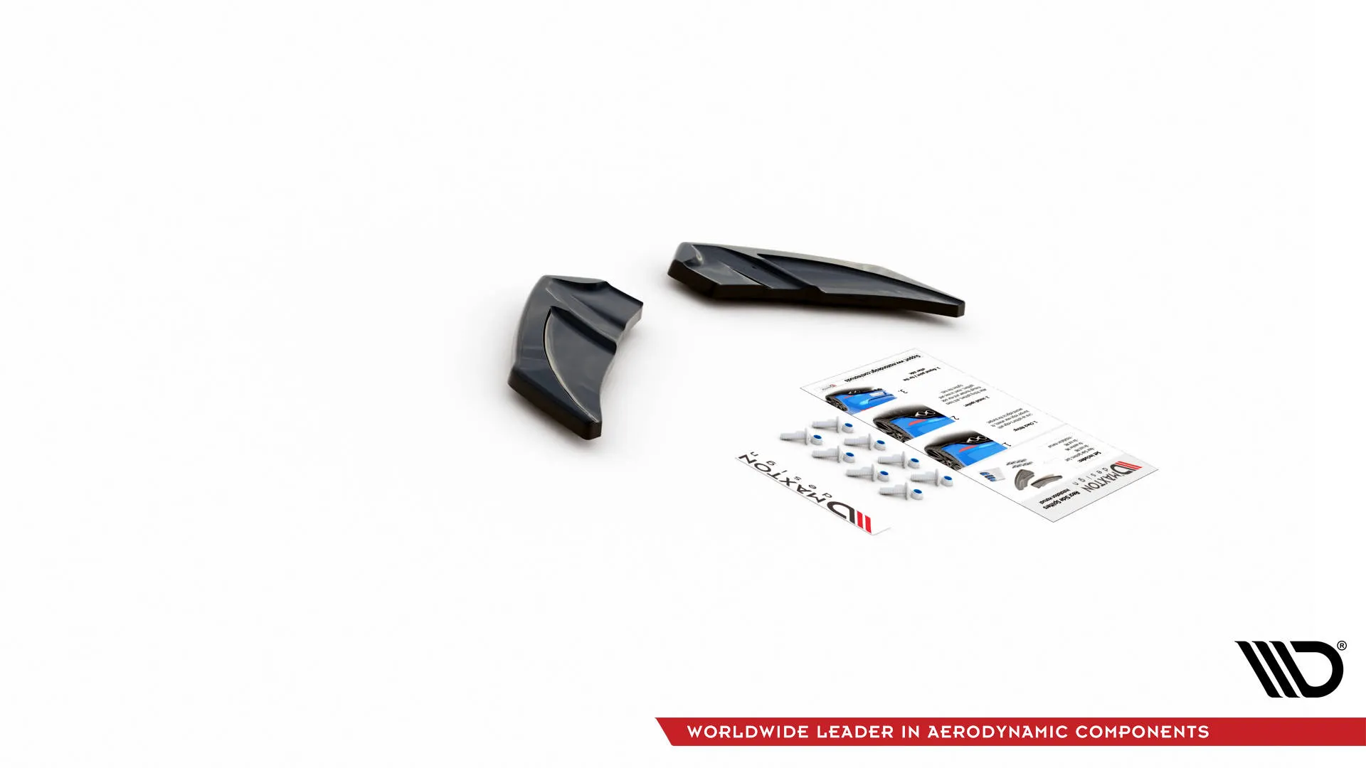 Sidesplitters bak V.3 Volkswagen Golf 7 R/R-Line 2013-2016 | Glossy Black Edition – bilde 3