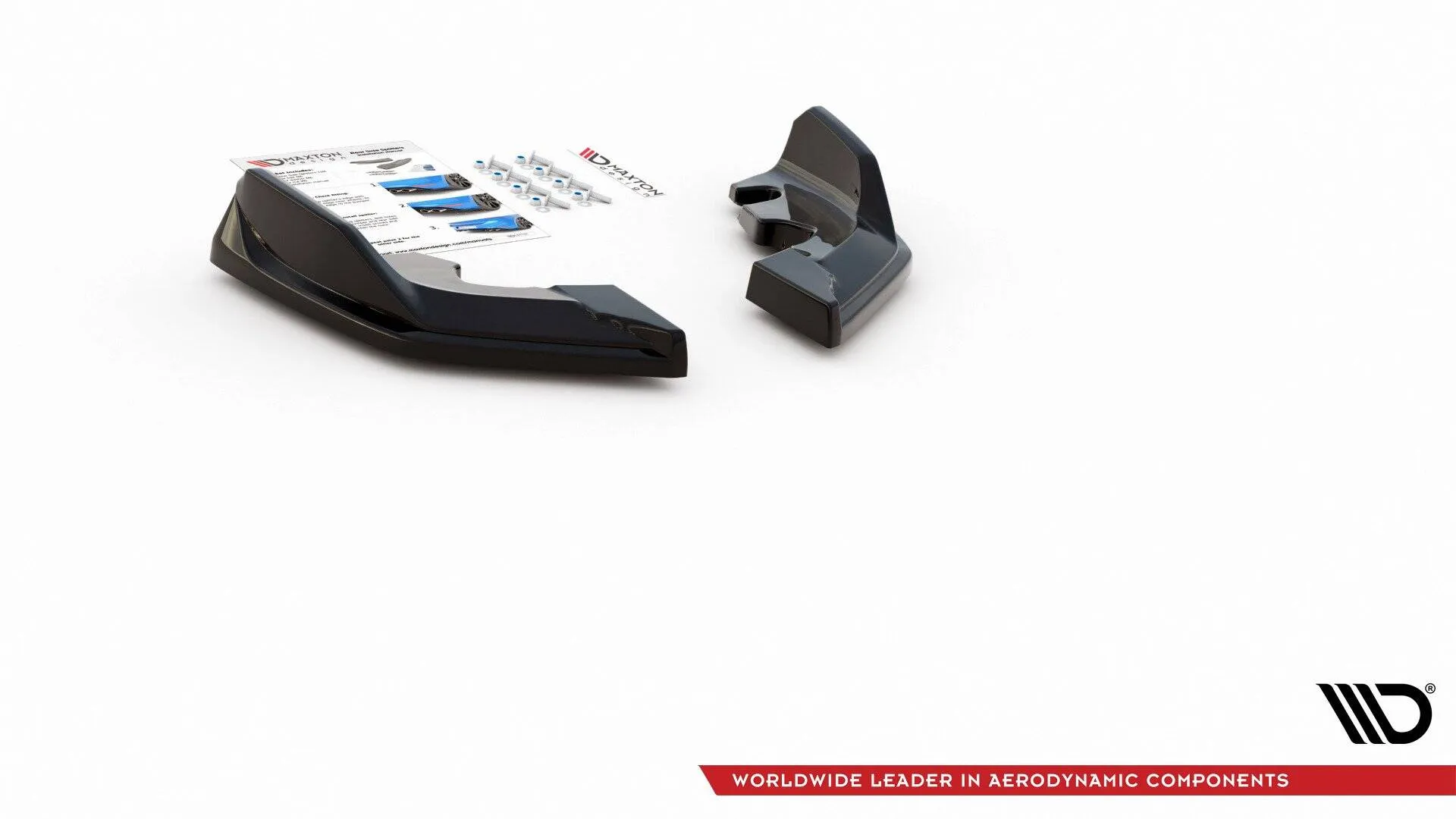 Sidesplitters bak V.4 BMW 1 (F40) M-Pack / BMW M135i (F40) 2019 - 2024 | Glossy Black Edition – bilde 4