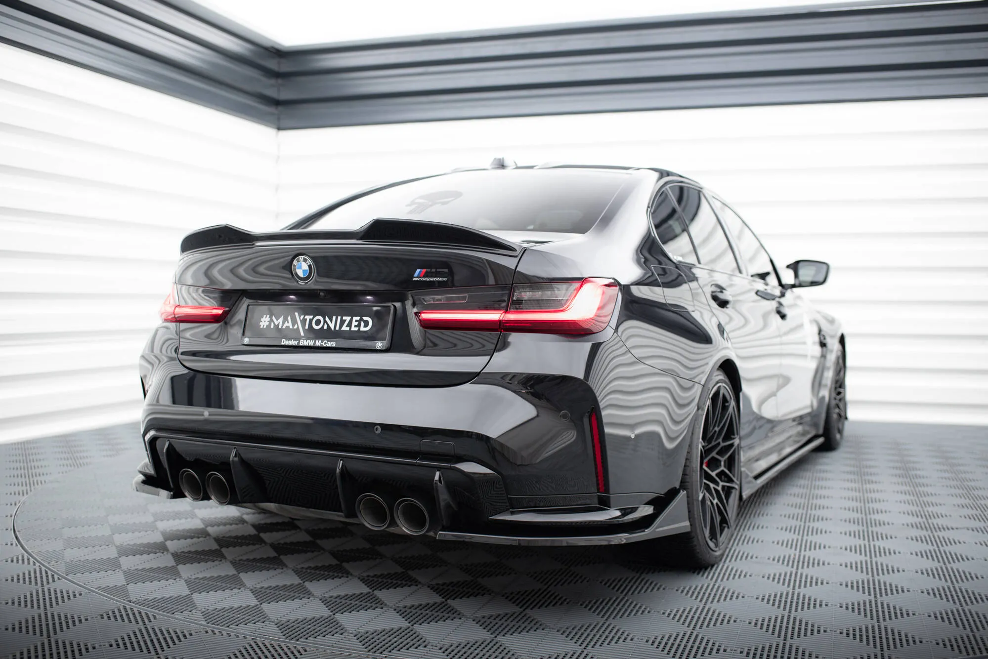 Sidesplitters bak V.4 BMW M3 G80 2021 -> | Glossy Black Edition – bilde 2