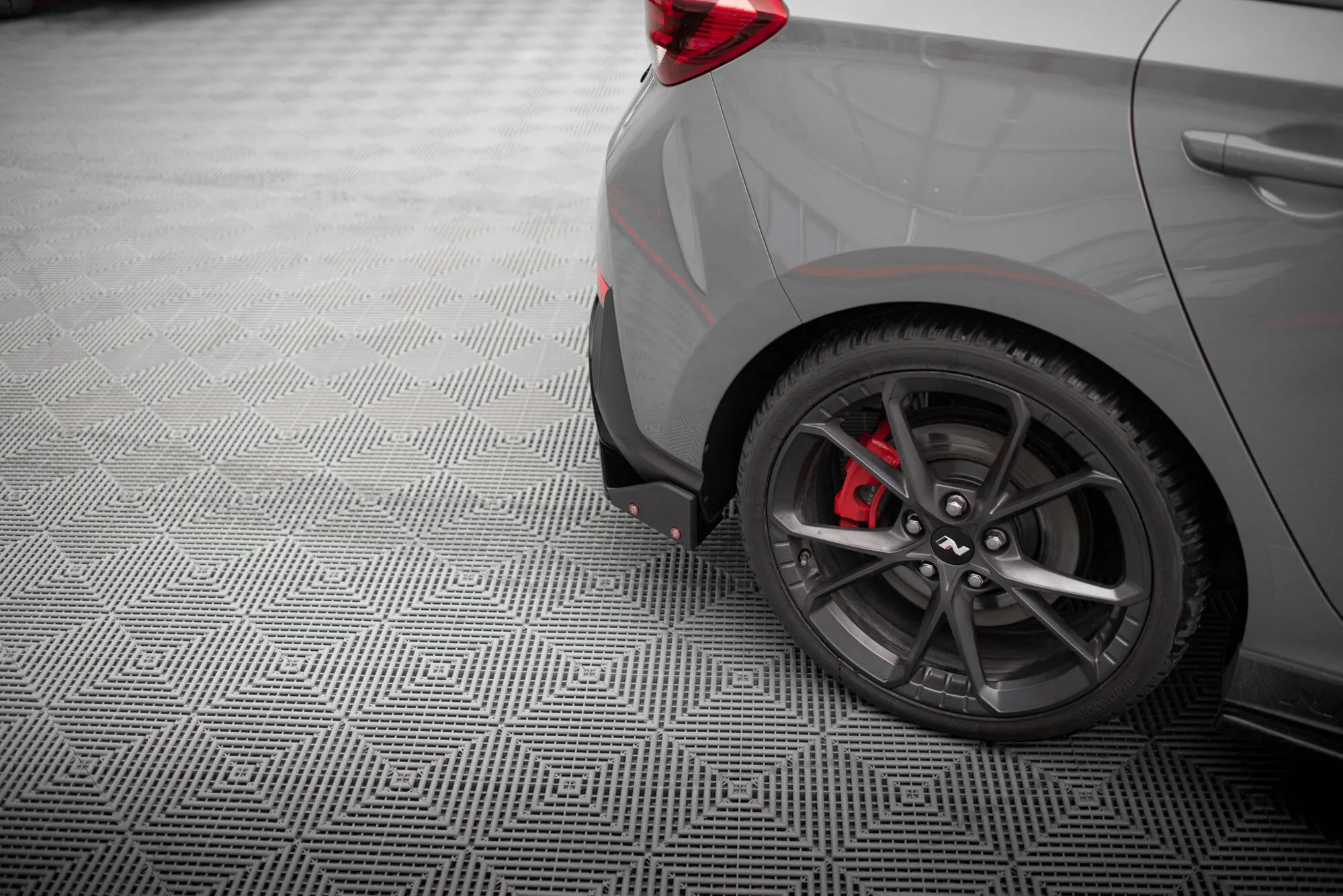 Sidesplitters bak V.4 + Flopper Hyundai i30 III N Facelift 2020 -> | Glossy Black Edition – bilde 2
