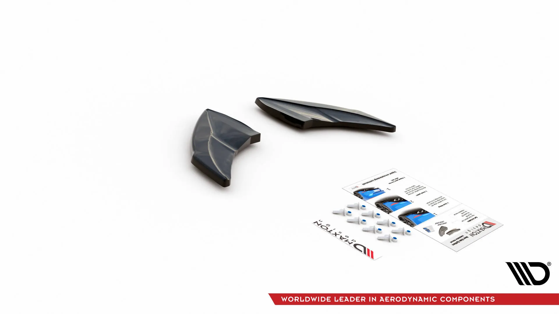 Sidesplitters bak V.4 Volkswagen Golf 7 R/R-Line 2013-2016 | Glossy Black Edition – bilde 2