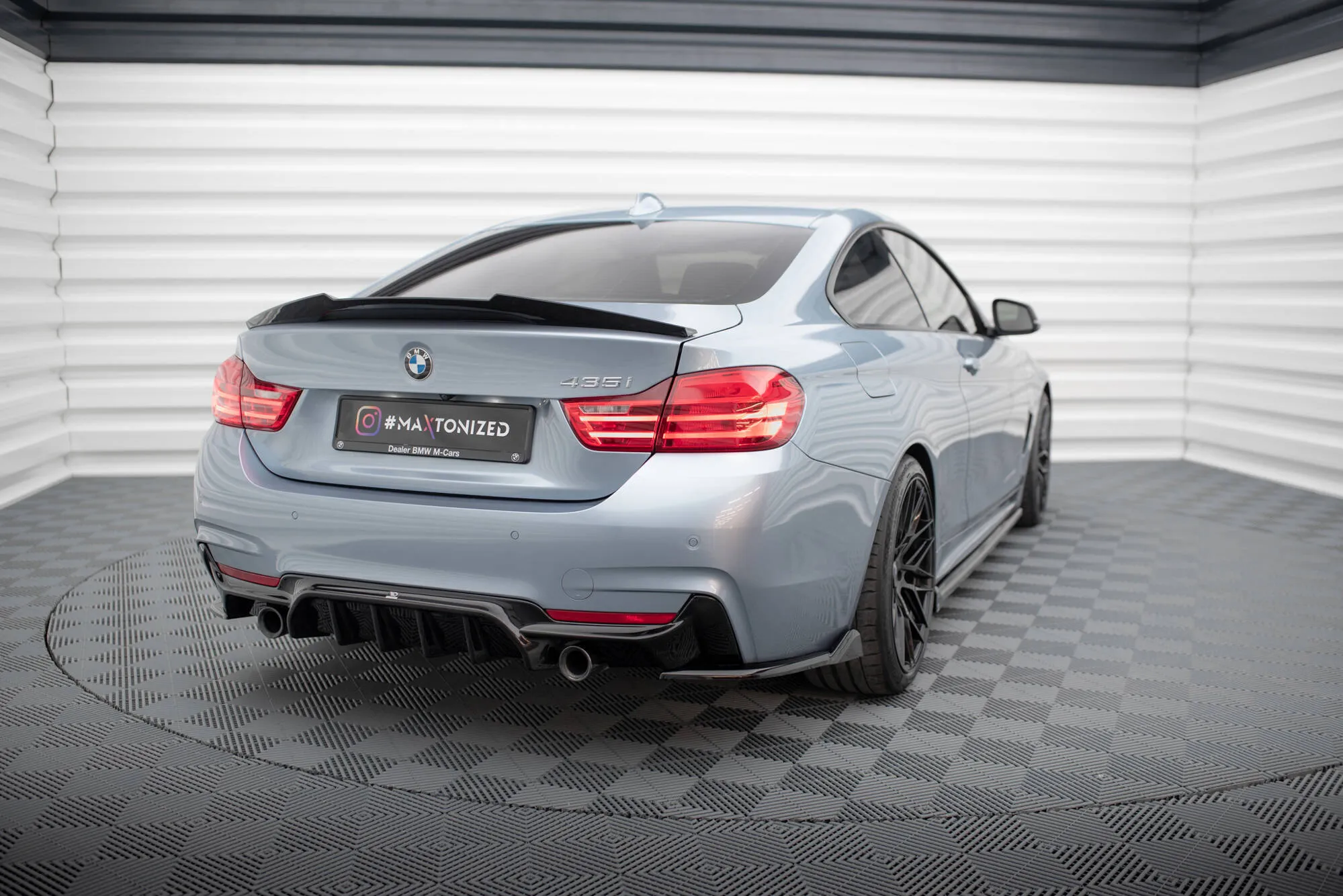 Sidesplitters bak V.5 BMW 4 F32 M-pack 2013 -> | Glossy Black Edition – bilde 2