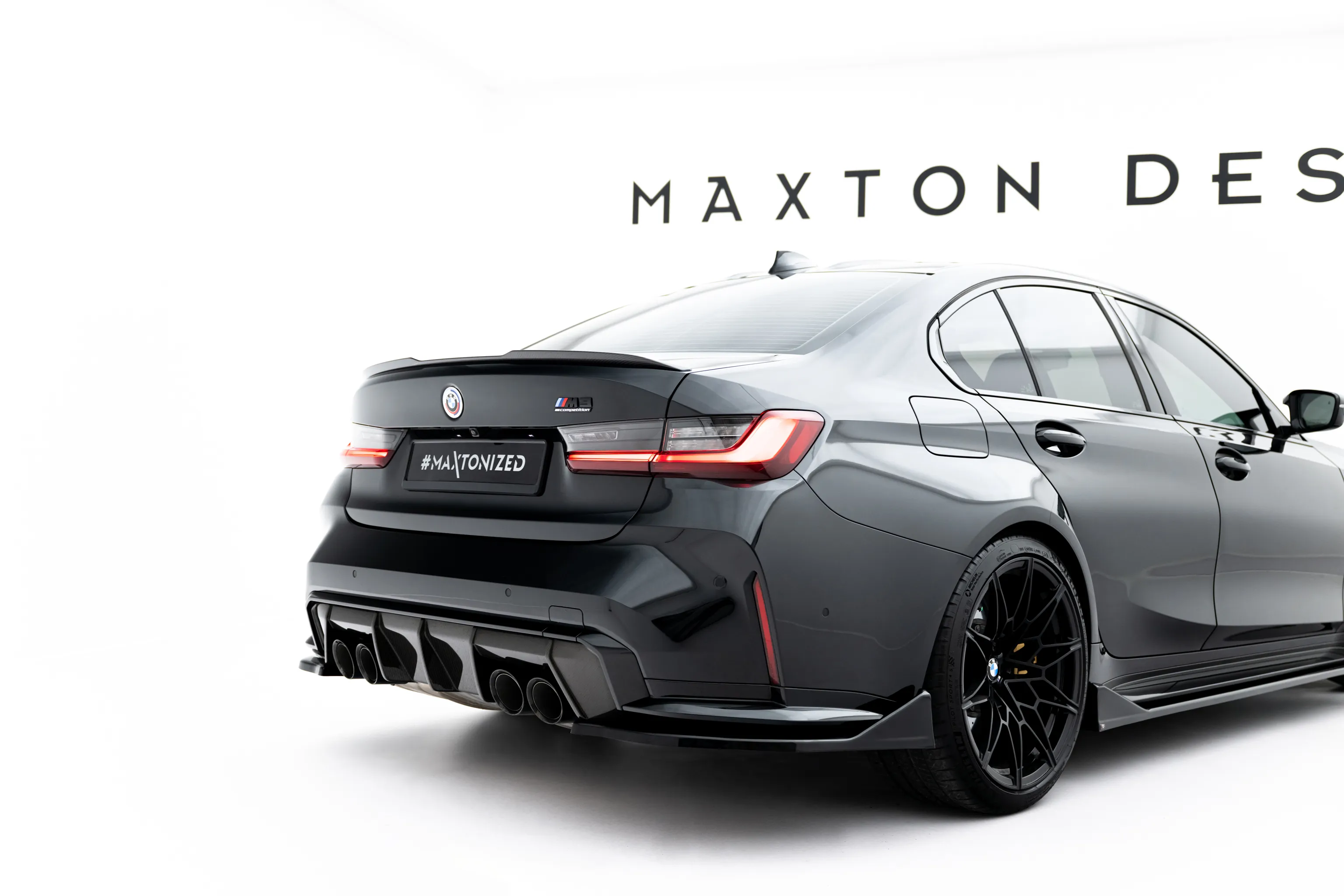 Sidesplitters bak V.5 BMW M3 G80 2021 -> | Glossy Black Edition – bilde 2