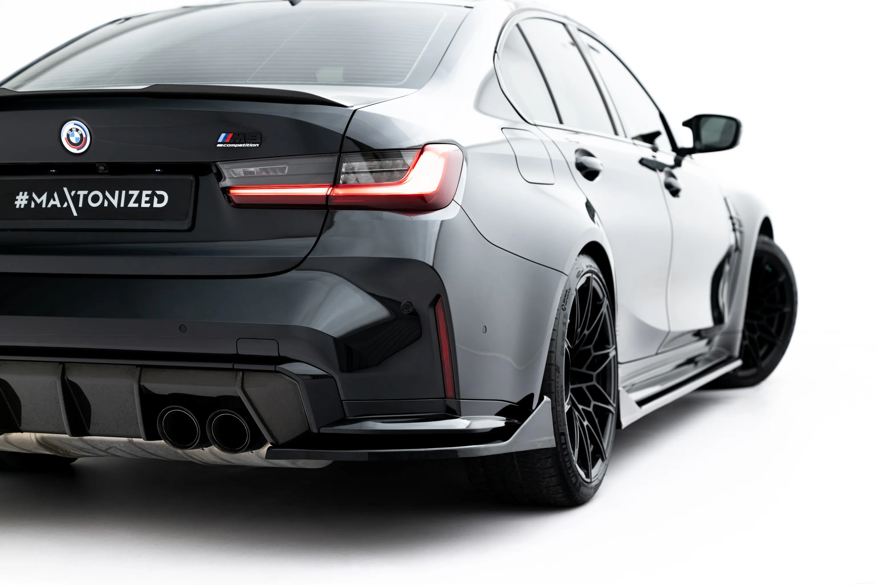 Sidesplitters bak V.5 BMW M3 G80 2021 -> | Glossy Black Edition – bilde 3