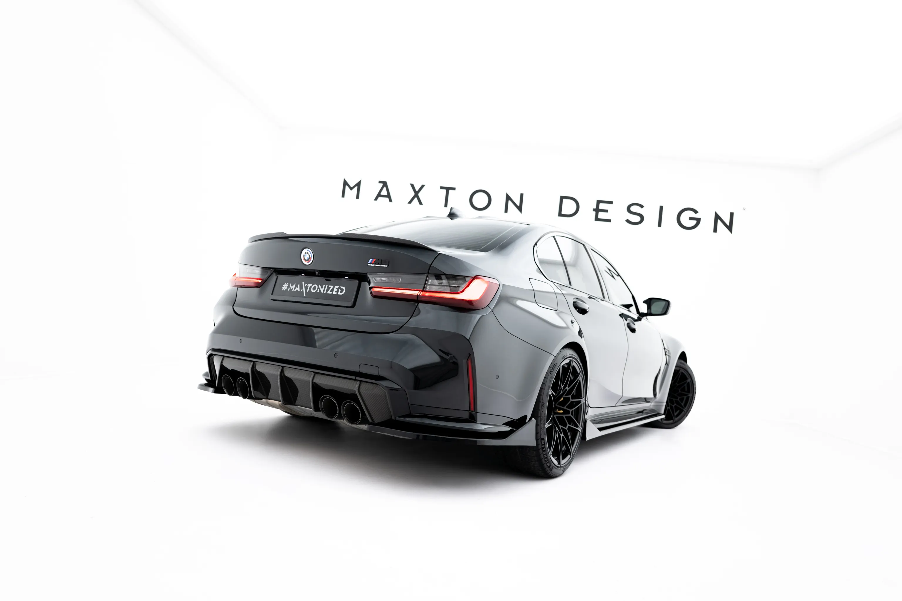 Sidesplitters bak V.5 BMW M3 G80 2021 -> | Glossy Black Edition – bilde 4