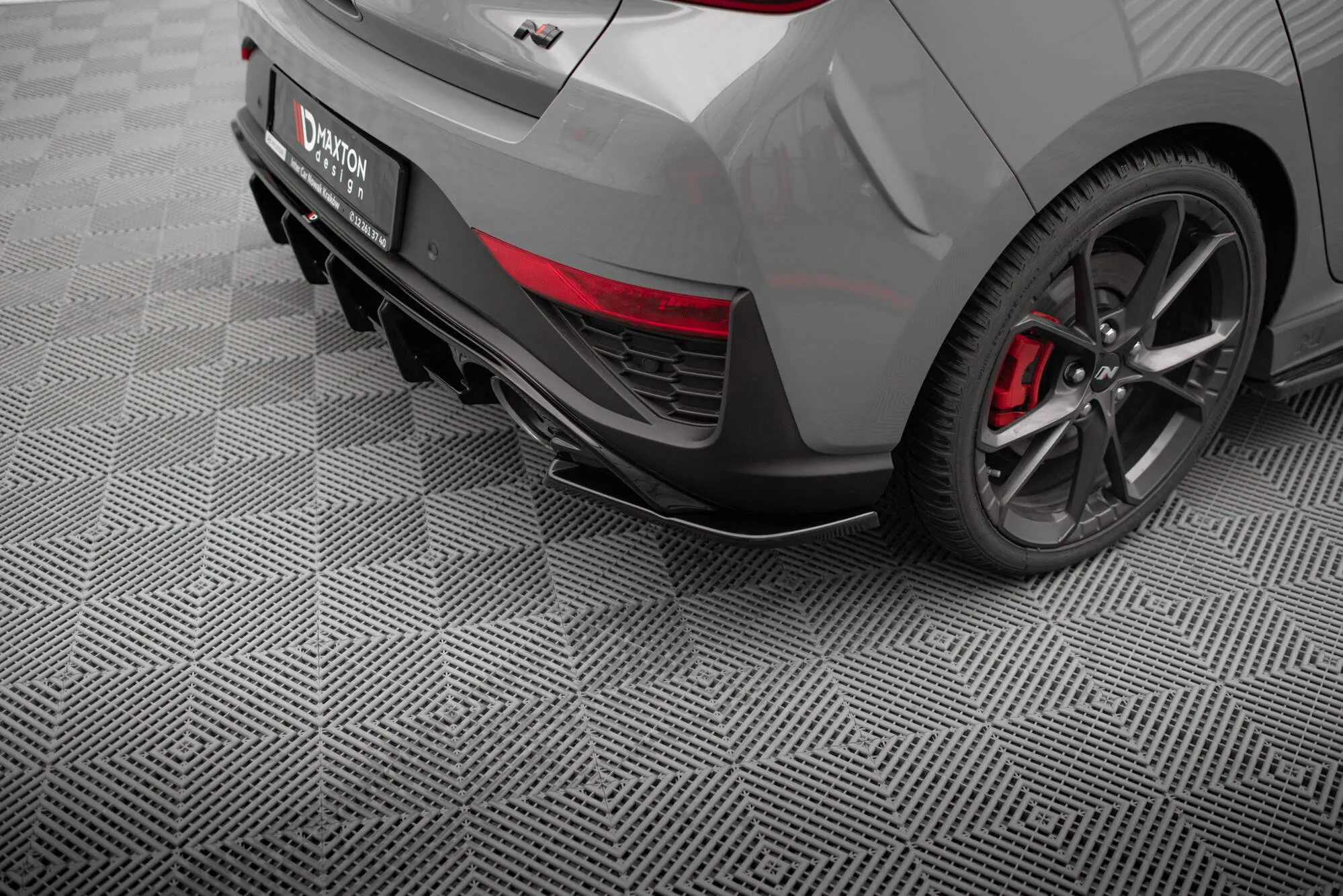 Sidesplitters bak V.5 Hyundai i30 III N Facelift 2020 -> | Glossy Black Edition