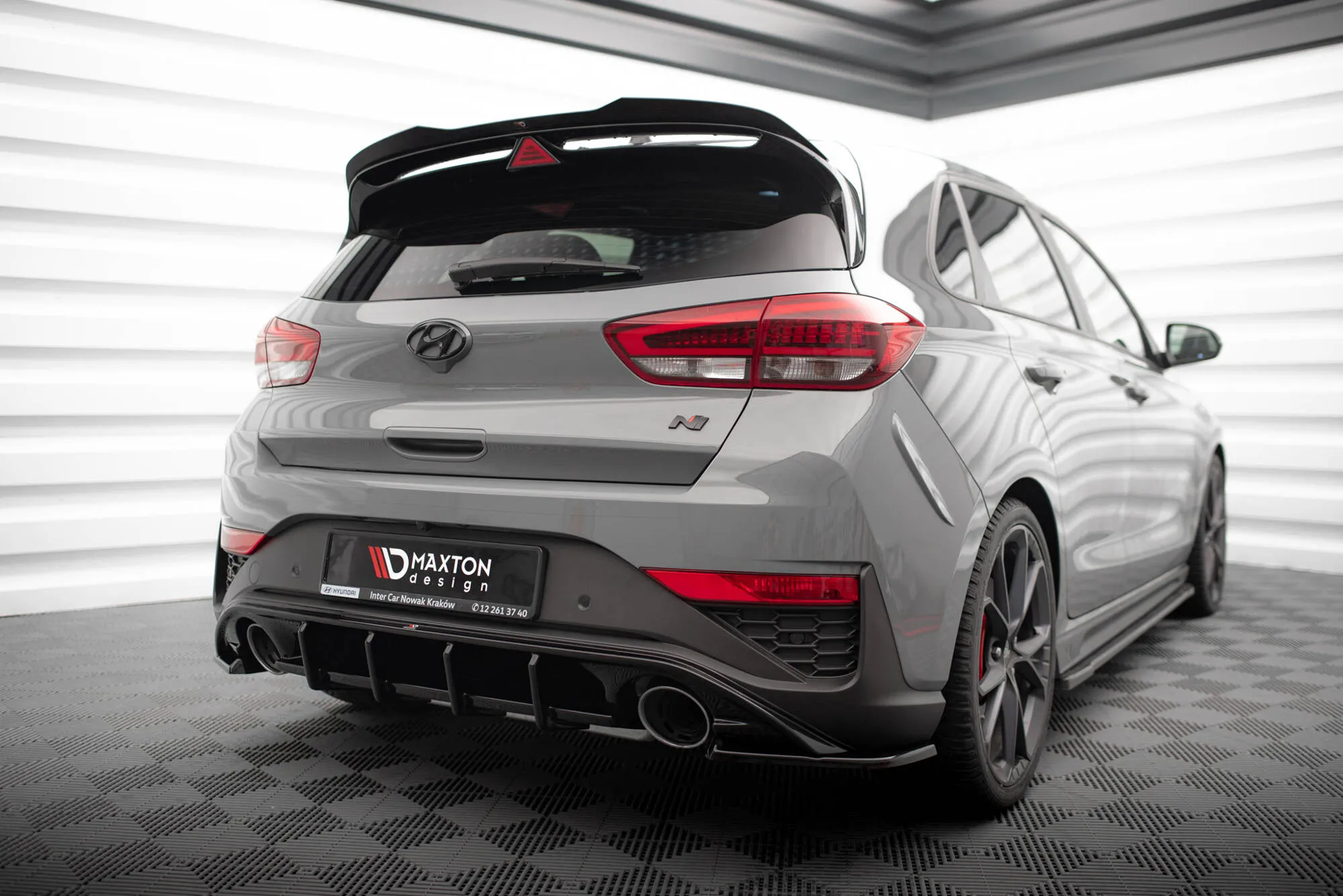 Sidesplitters bak V.5 Hyundai i30 III N Facelift 2020 -> | Glossy Black Edition – bilde 3