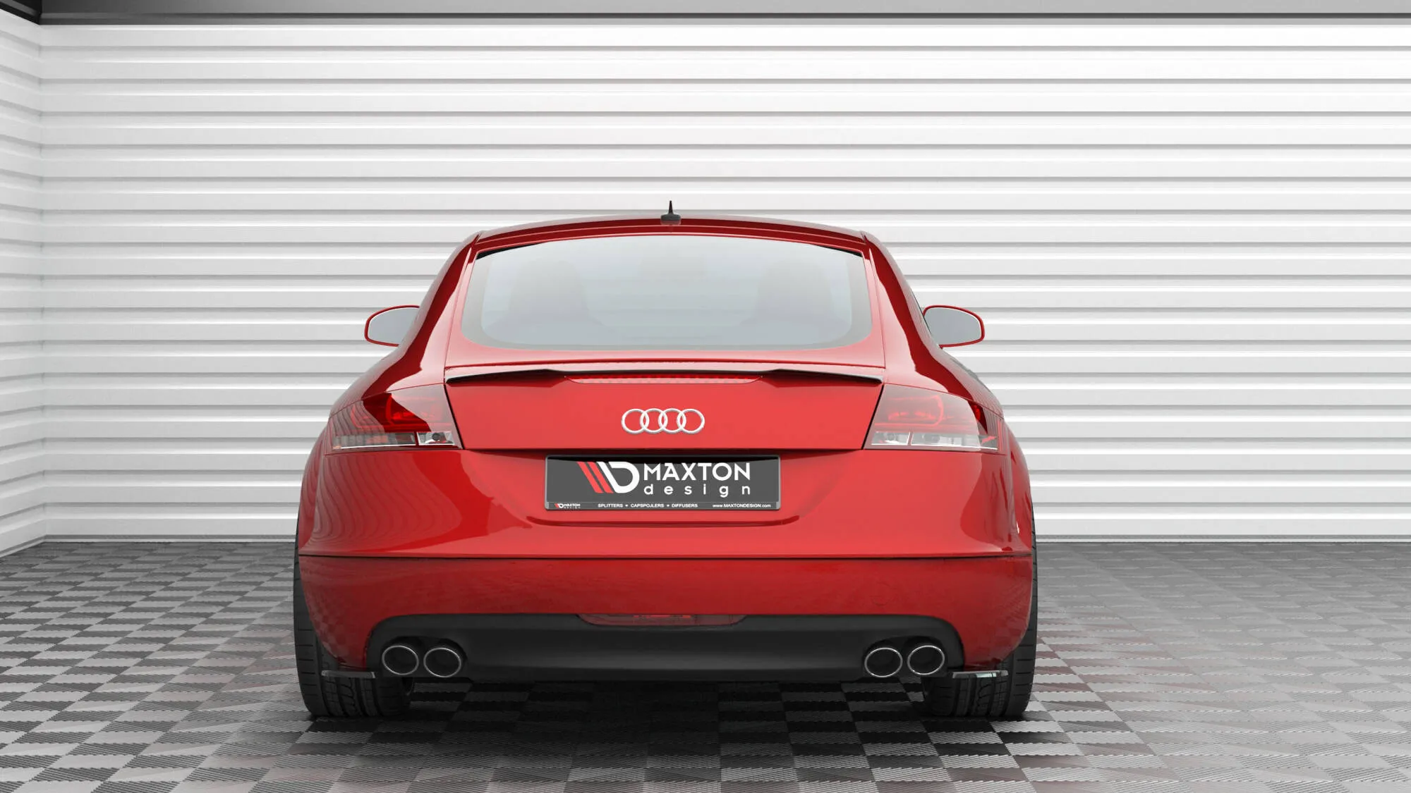 Sidesplitters bak V.6 Audi TT RS 2006-2014 | Glossy Black Edition – bilde 3