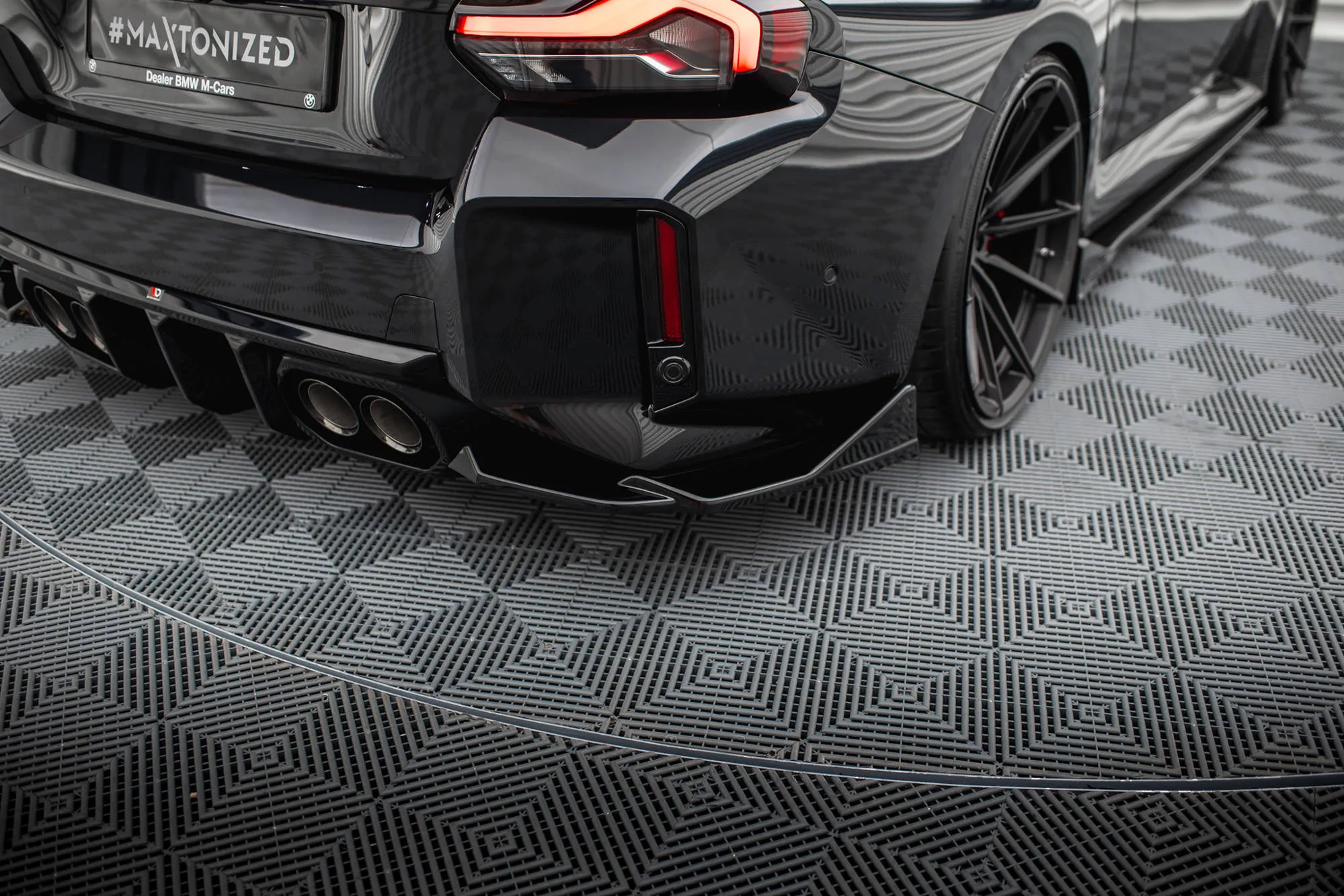Sidesplitters bak V.6 BMW M2 (G87) 2023 -> | Glossy Black Edition