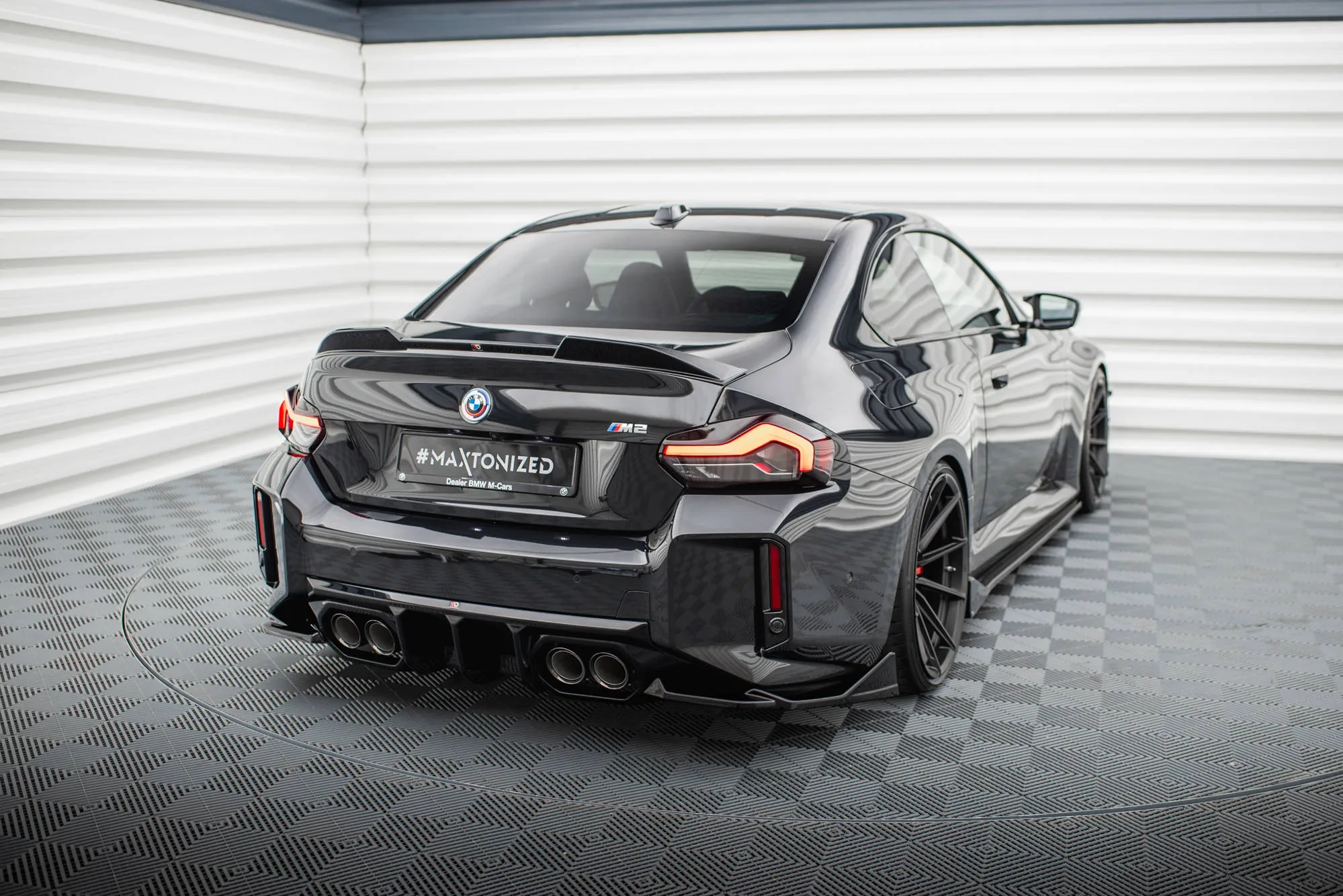 Sidesplitters bak V.6 BMW M2 (G87) 2023 -> | Glossy Black Edition – bilde 2