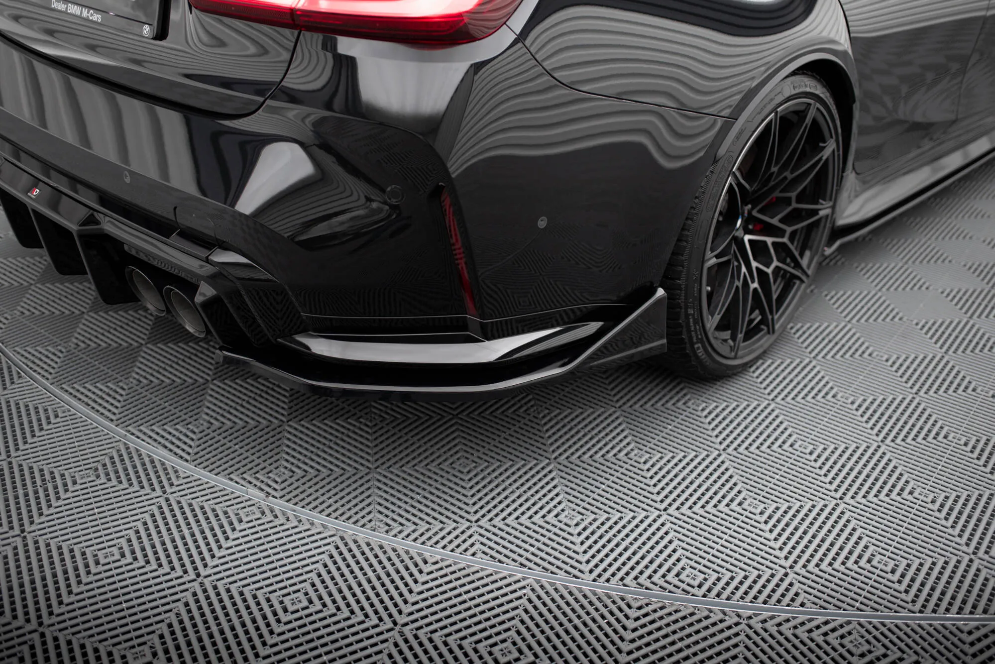 Sidesplitters bak V.6 BMW M3 G80 2021 -> | Glossy Black Edition